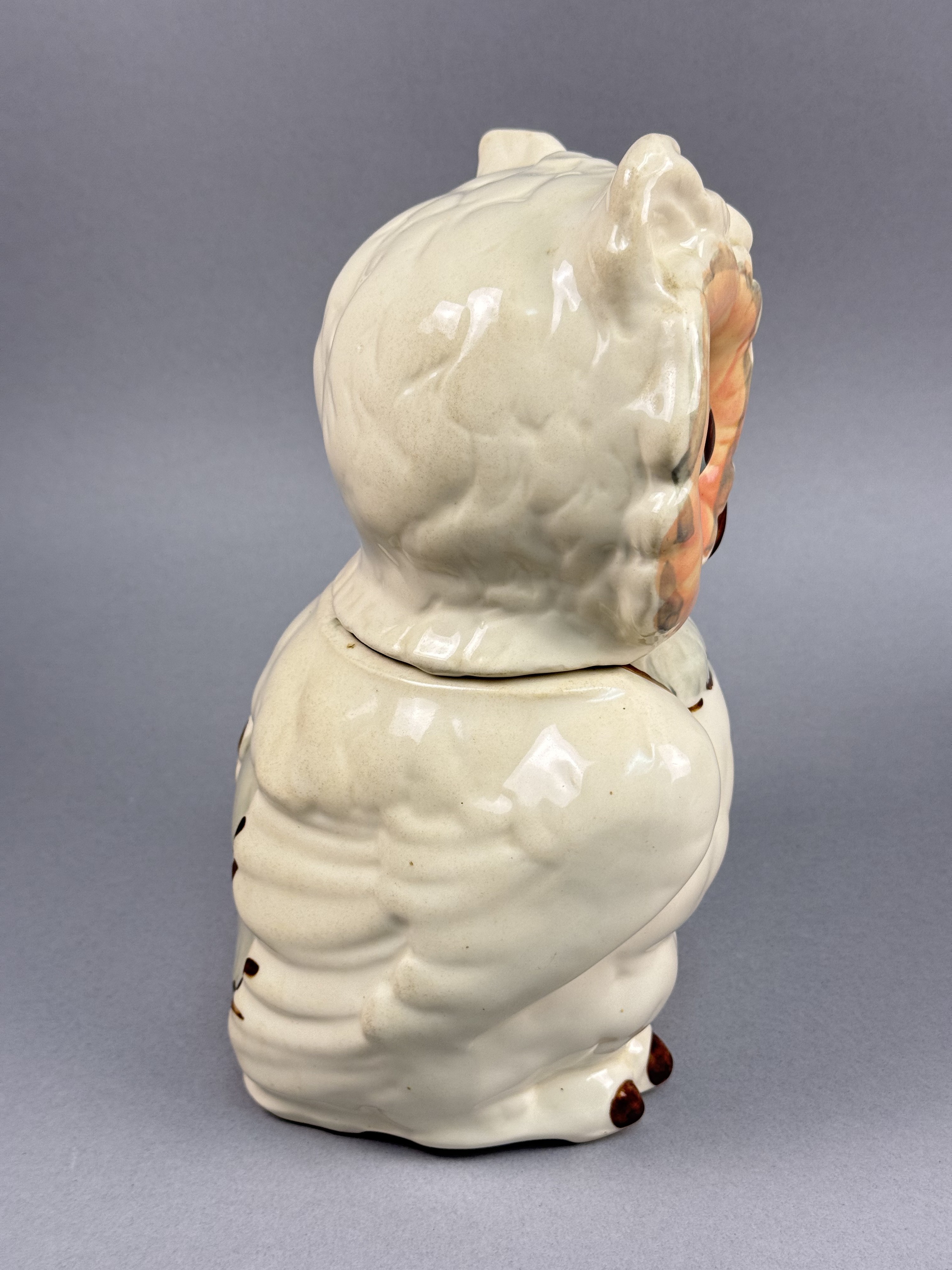 USA Earthenware Winking Owl Cookie Jar