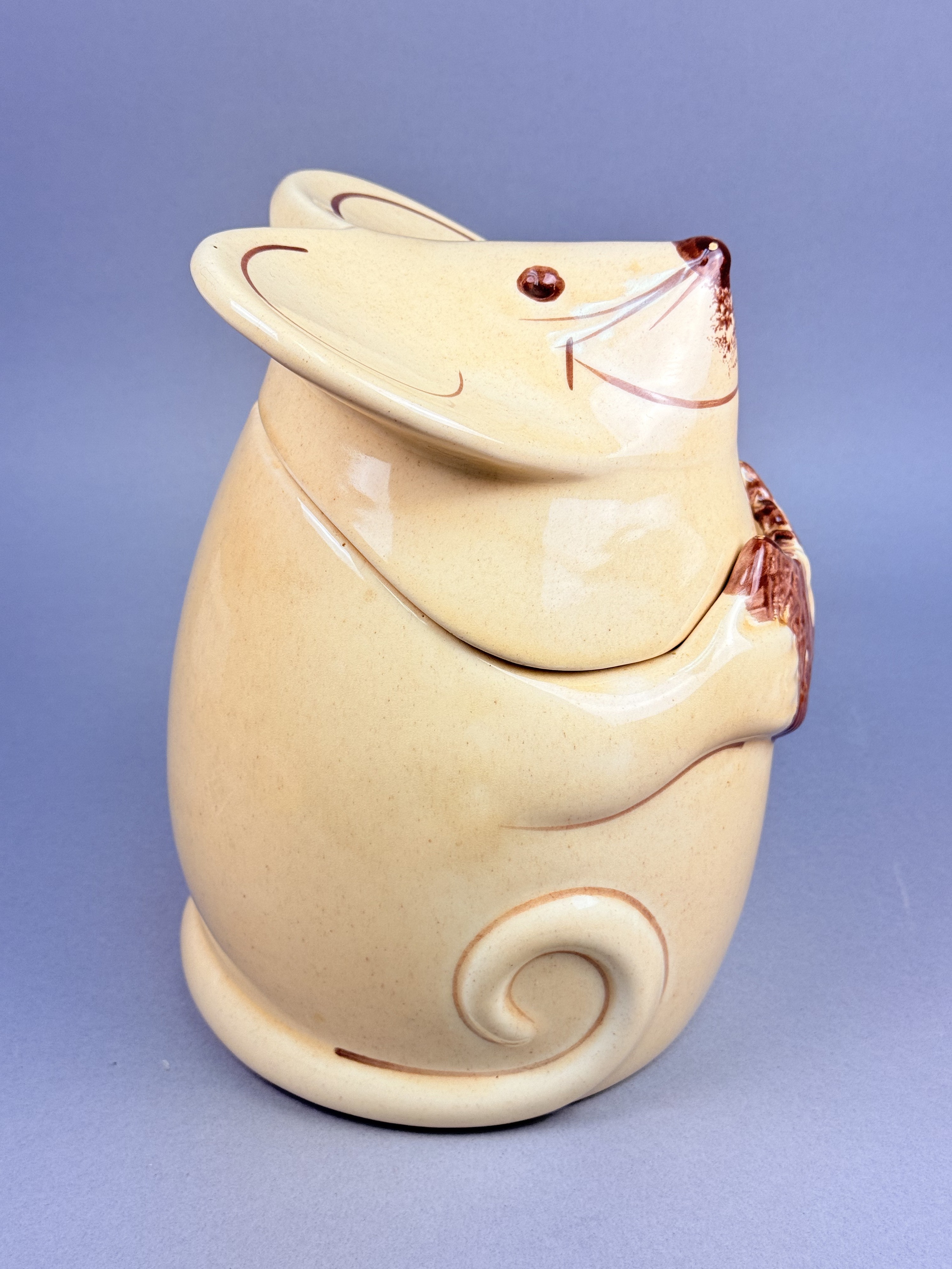 Pfaltzgraff Ceramic Mouse Cookie Jar