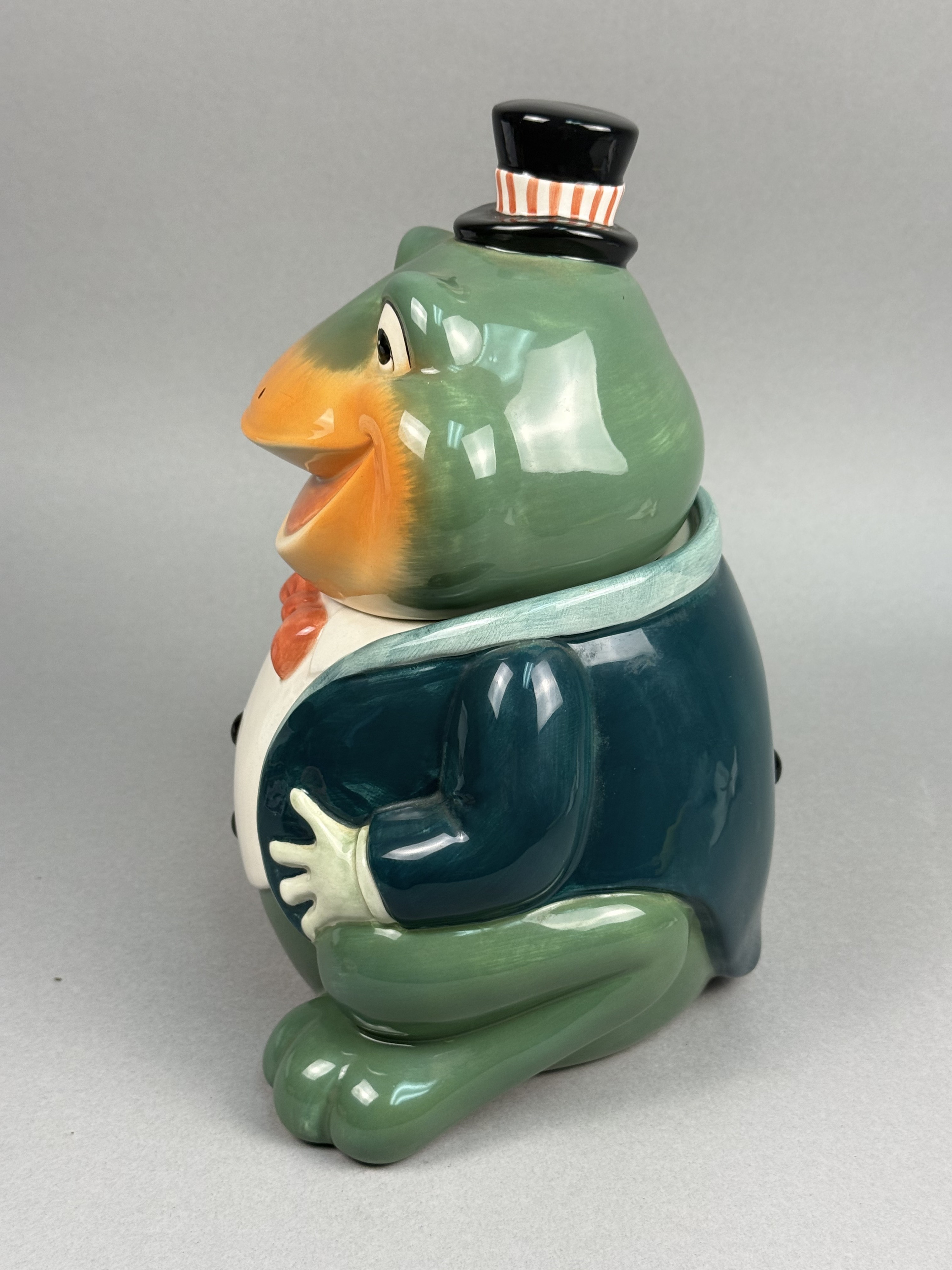 Department 56 Ceramic Frog Cookie Jar