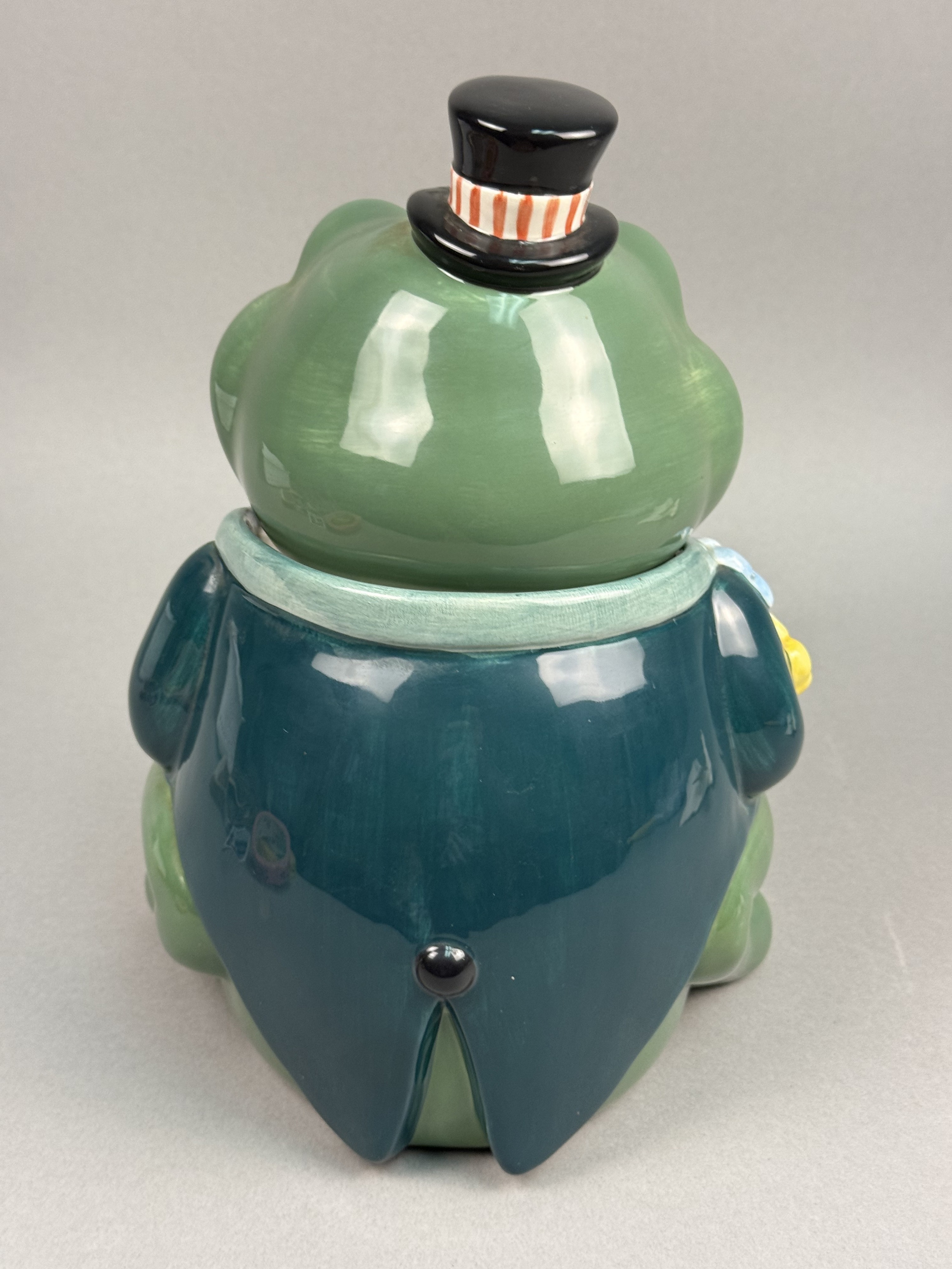 Department 56 Ceramic Frog Cookie Jar