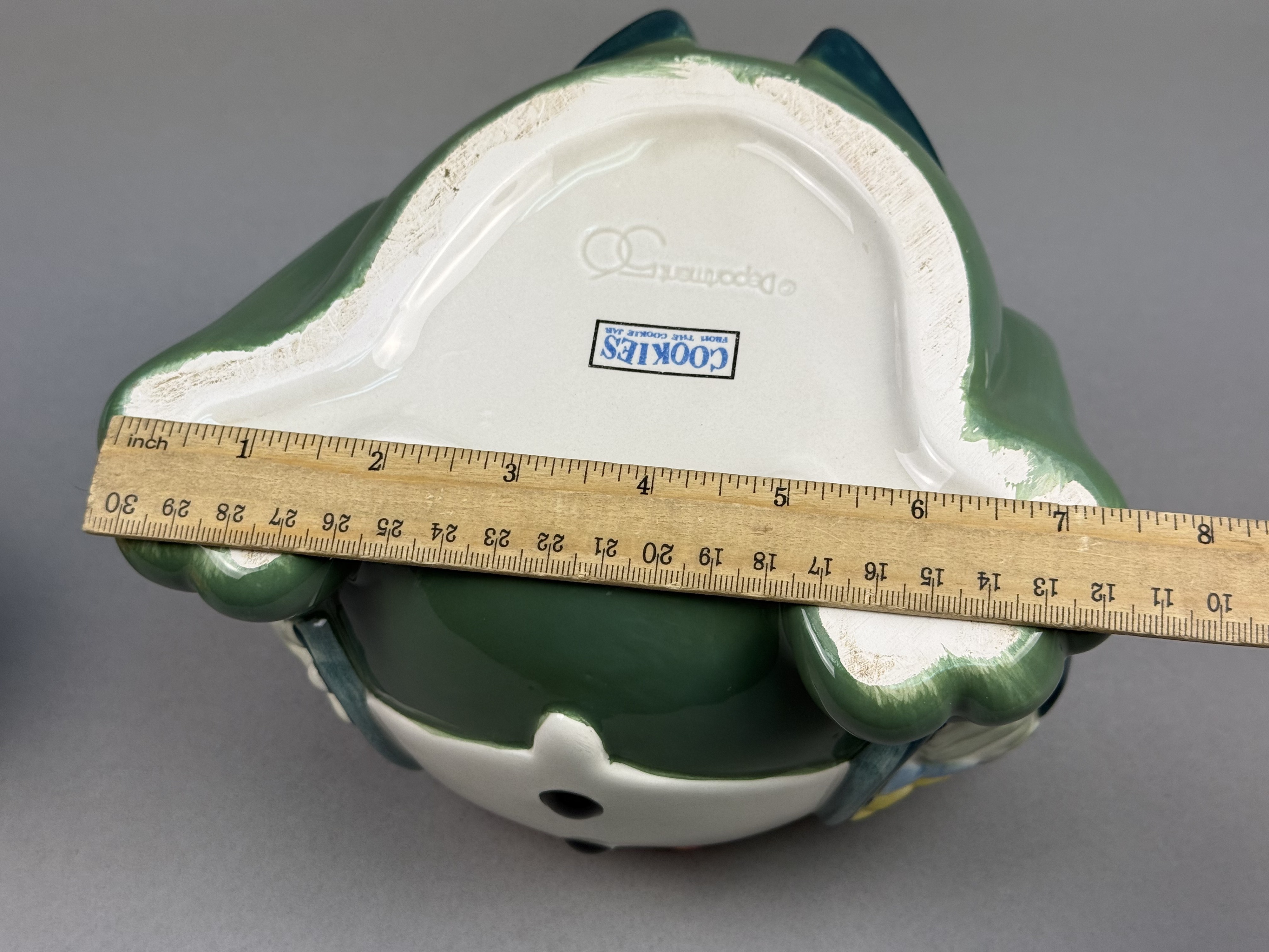 Department 56 Ceramic Frog Cookie Jar
