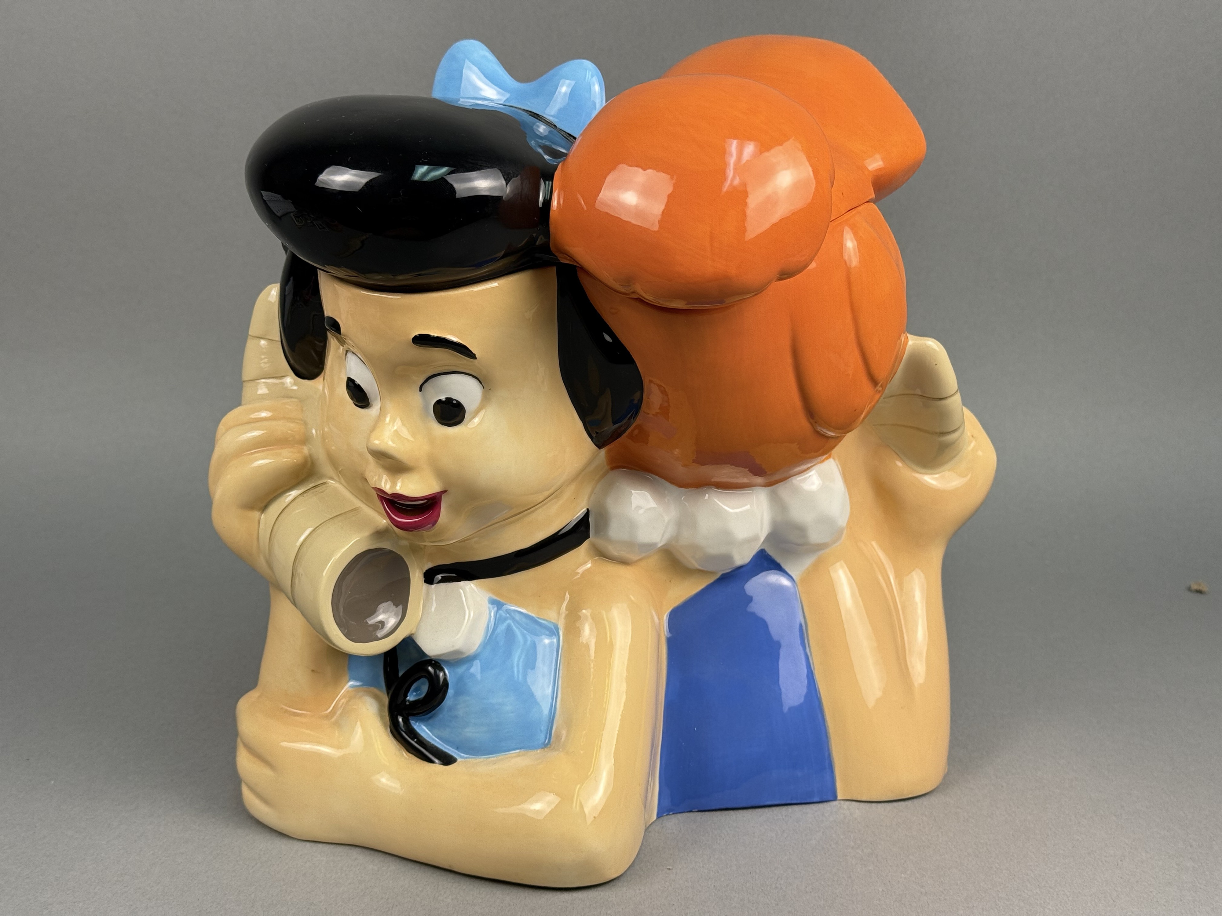 Warner Bros. Ceramic Wilma & Betty Cookie Jar