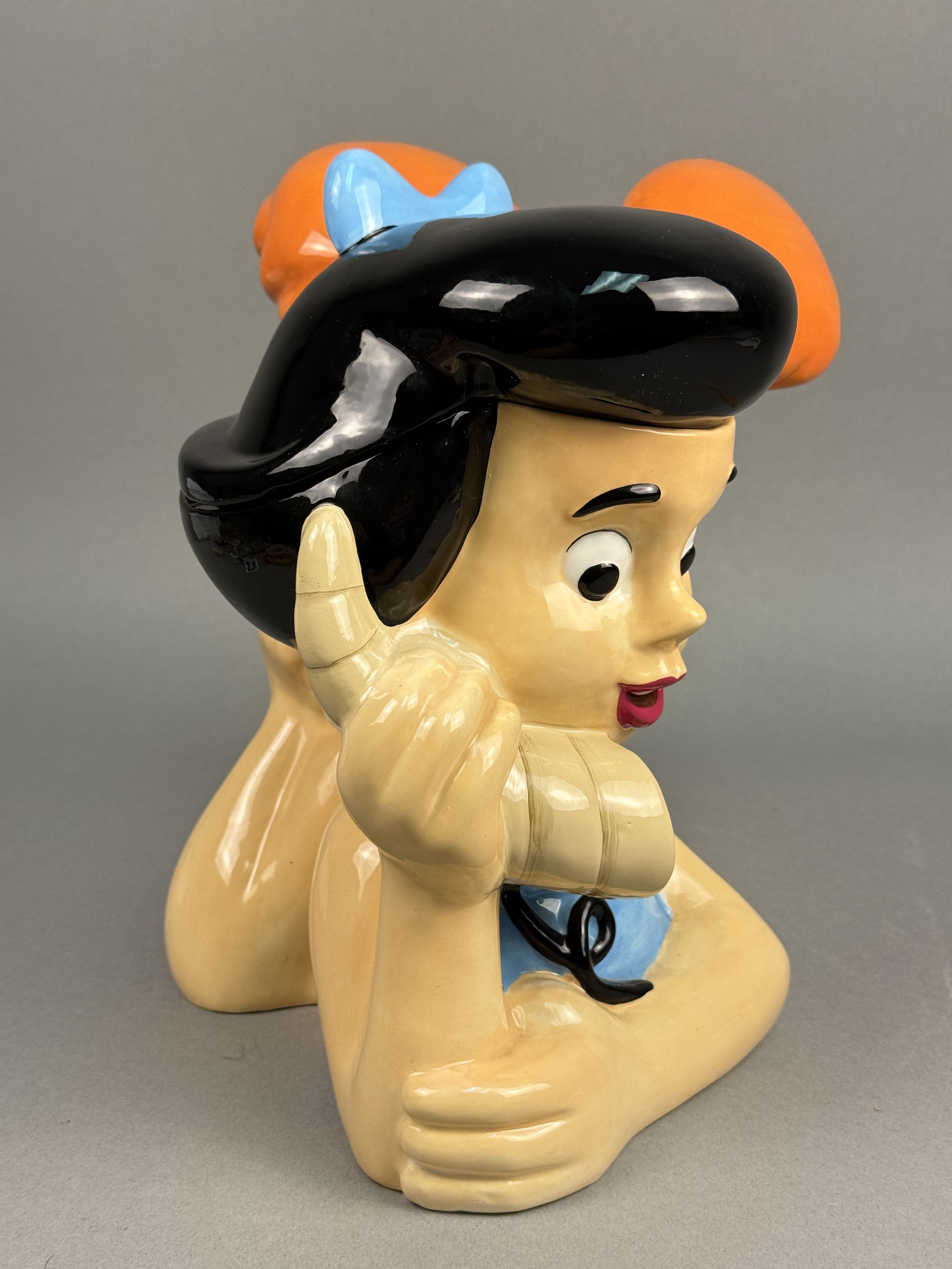Warner Bros. Ceramic Wilma & Betty Cookie Jar