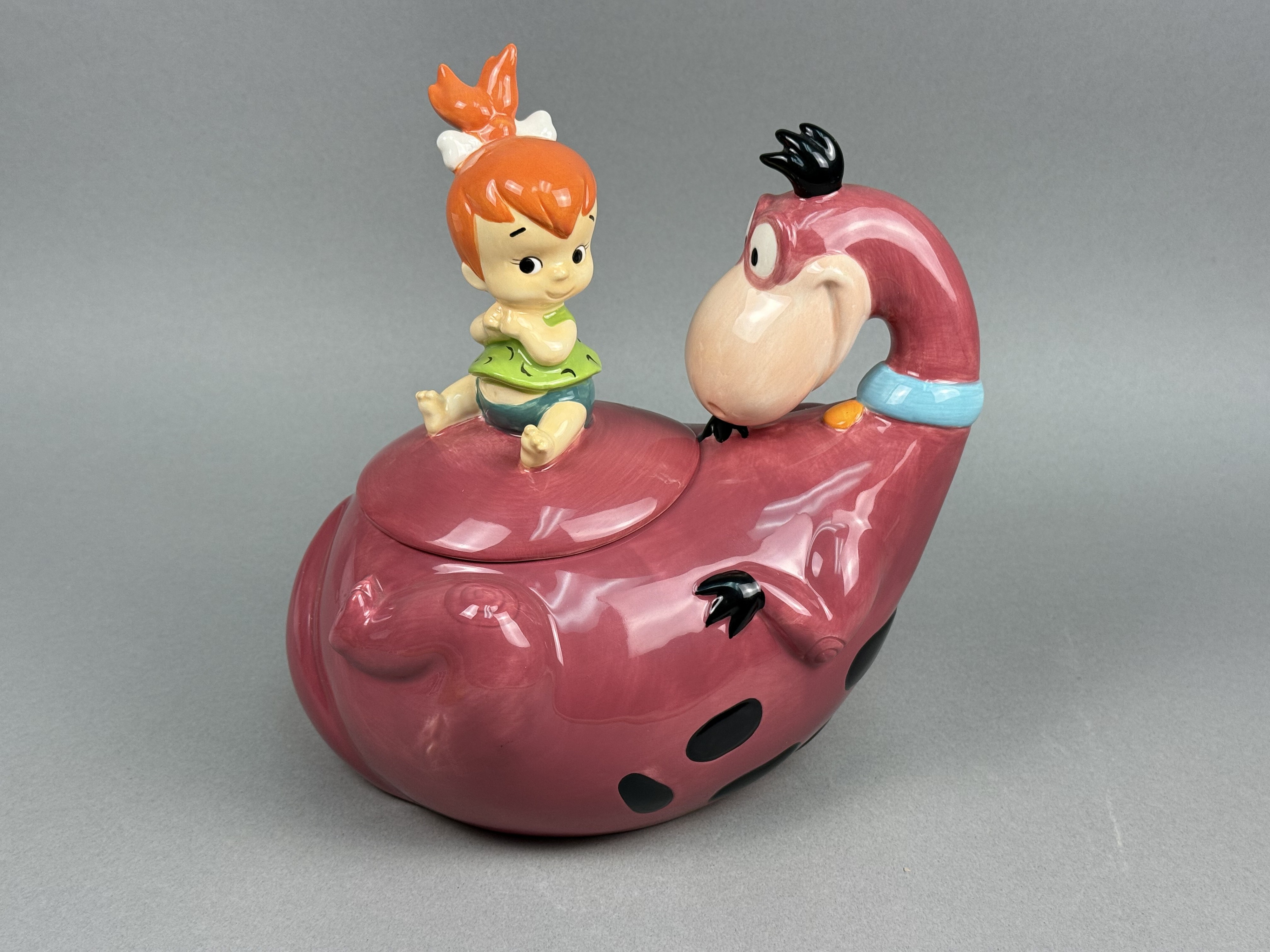Westland Giftware Ceramic Pebbles & Dino Cookie Jar