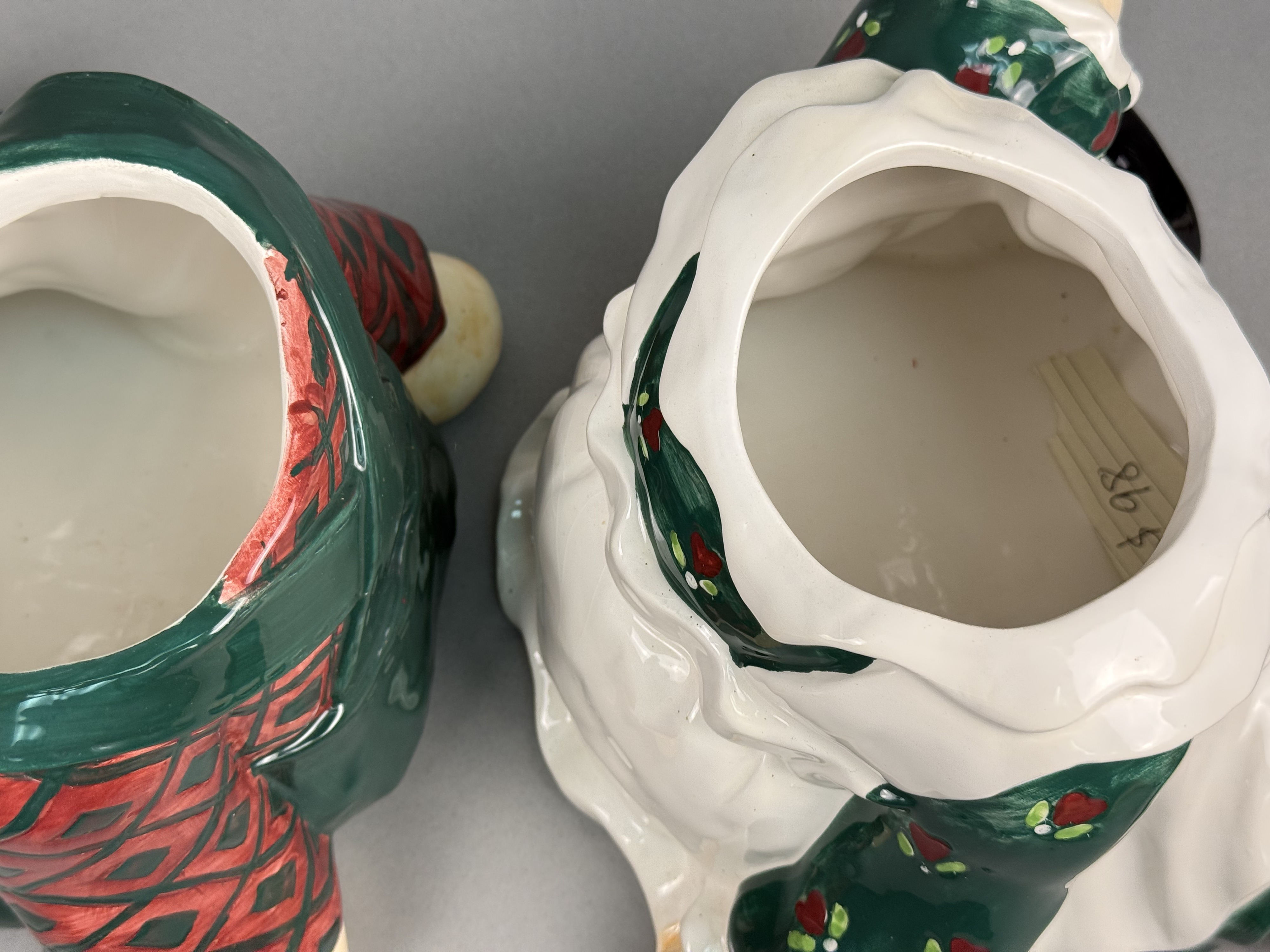 2 Sakura Ceramic Raggedy Ann & Andy Cookie Jars