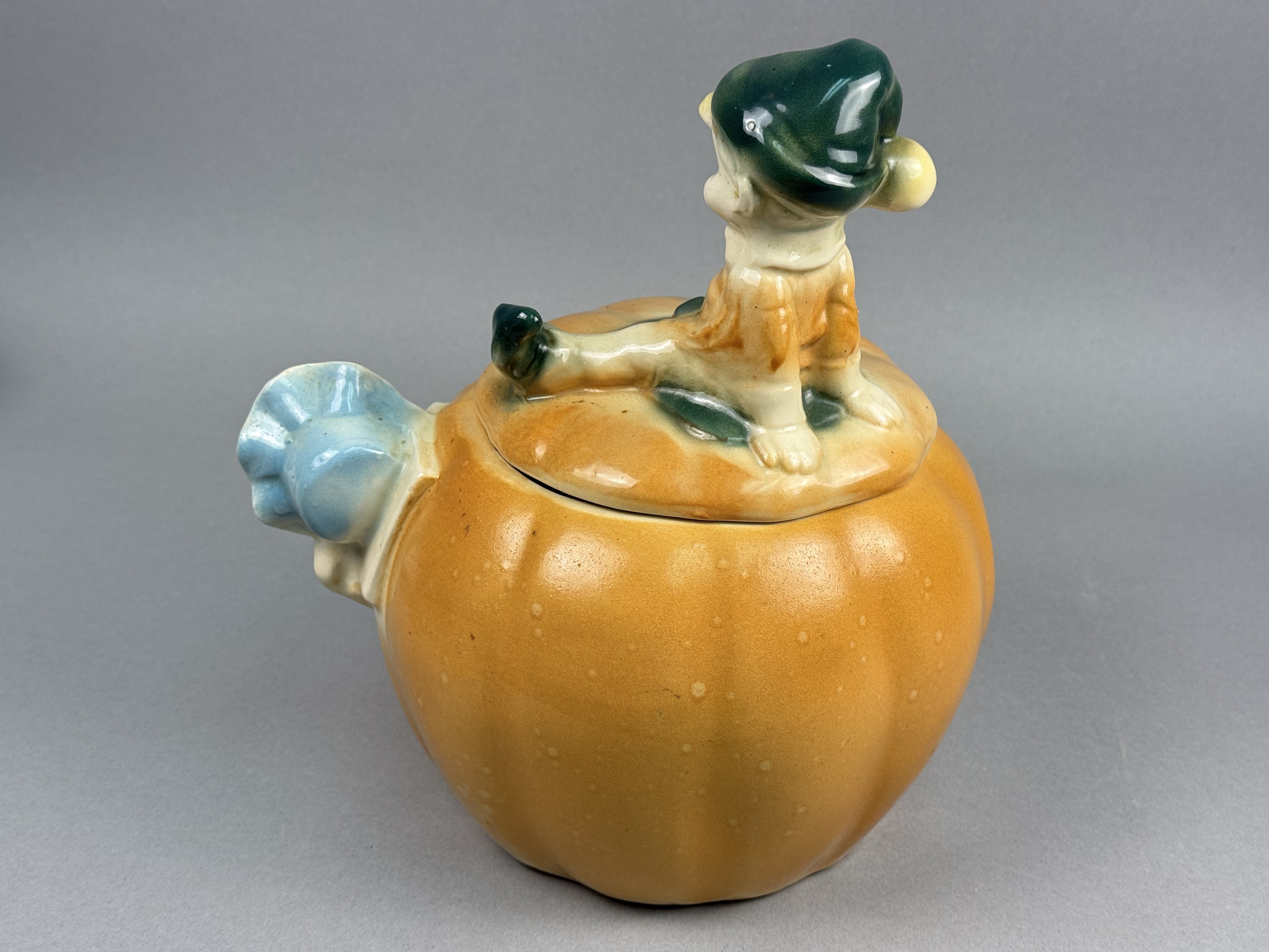 Ceramic Pumpkin Eater Cookie Jar