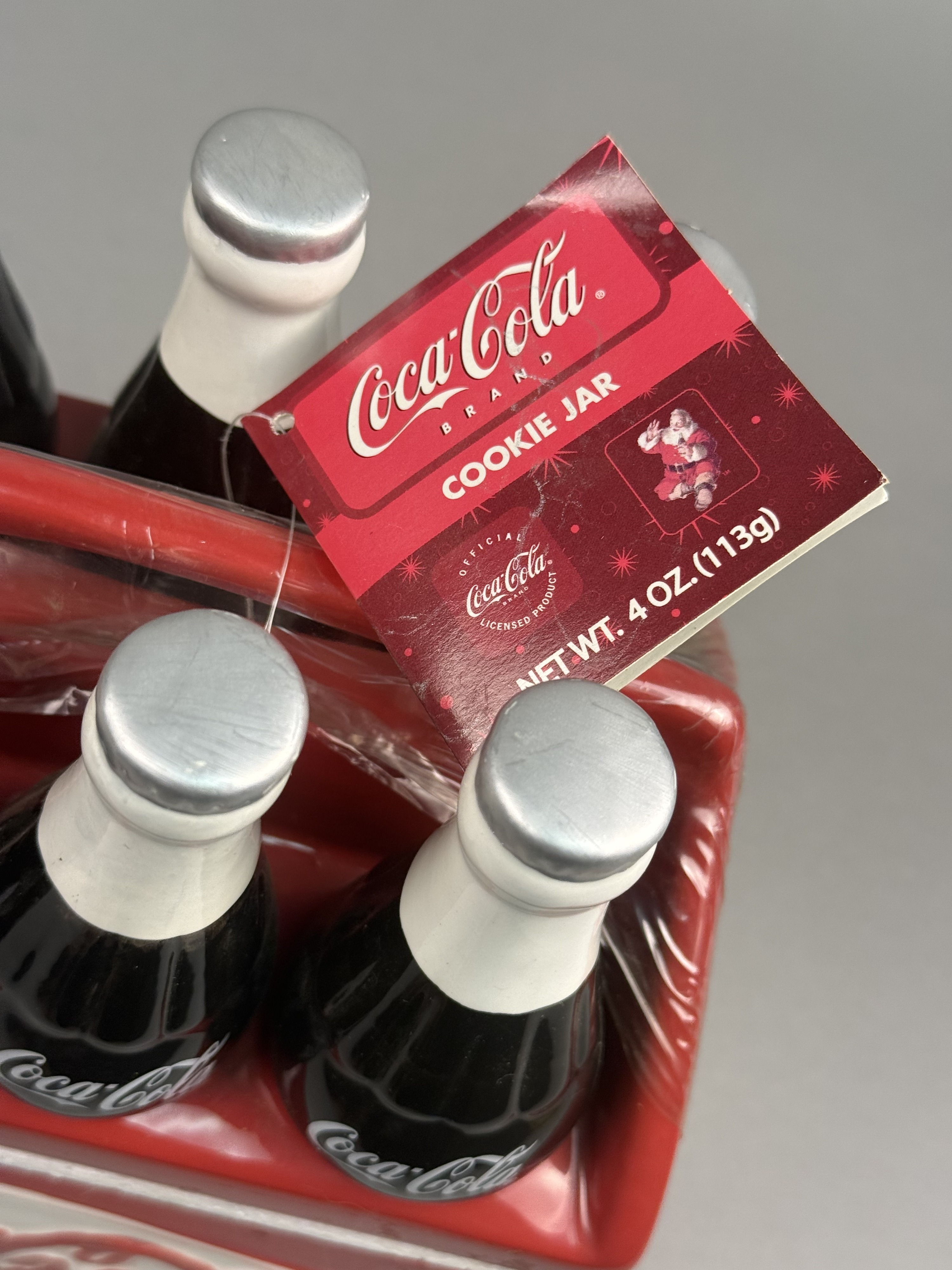 Houston Harvest Ceramic Coca-Cola 6-Pack Cookie Jar