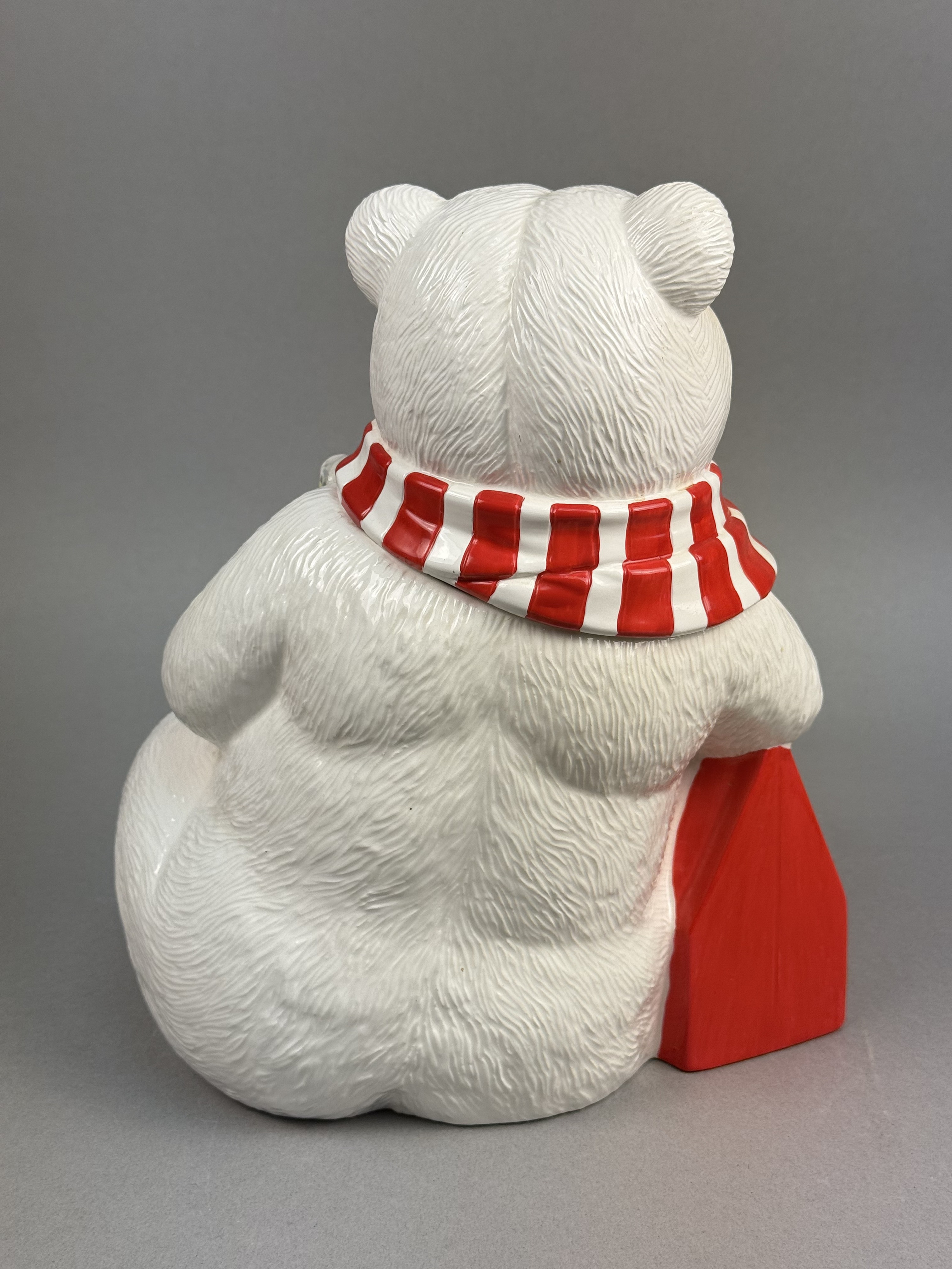 Coca-Cola Ceramic Polar Bear Cookie Jar