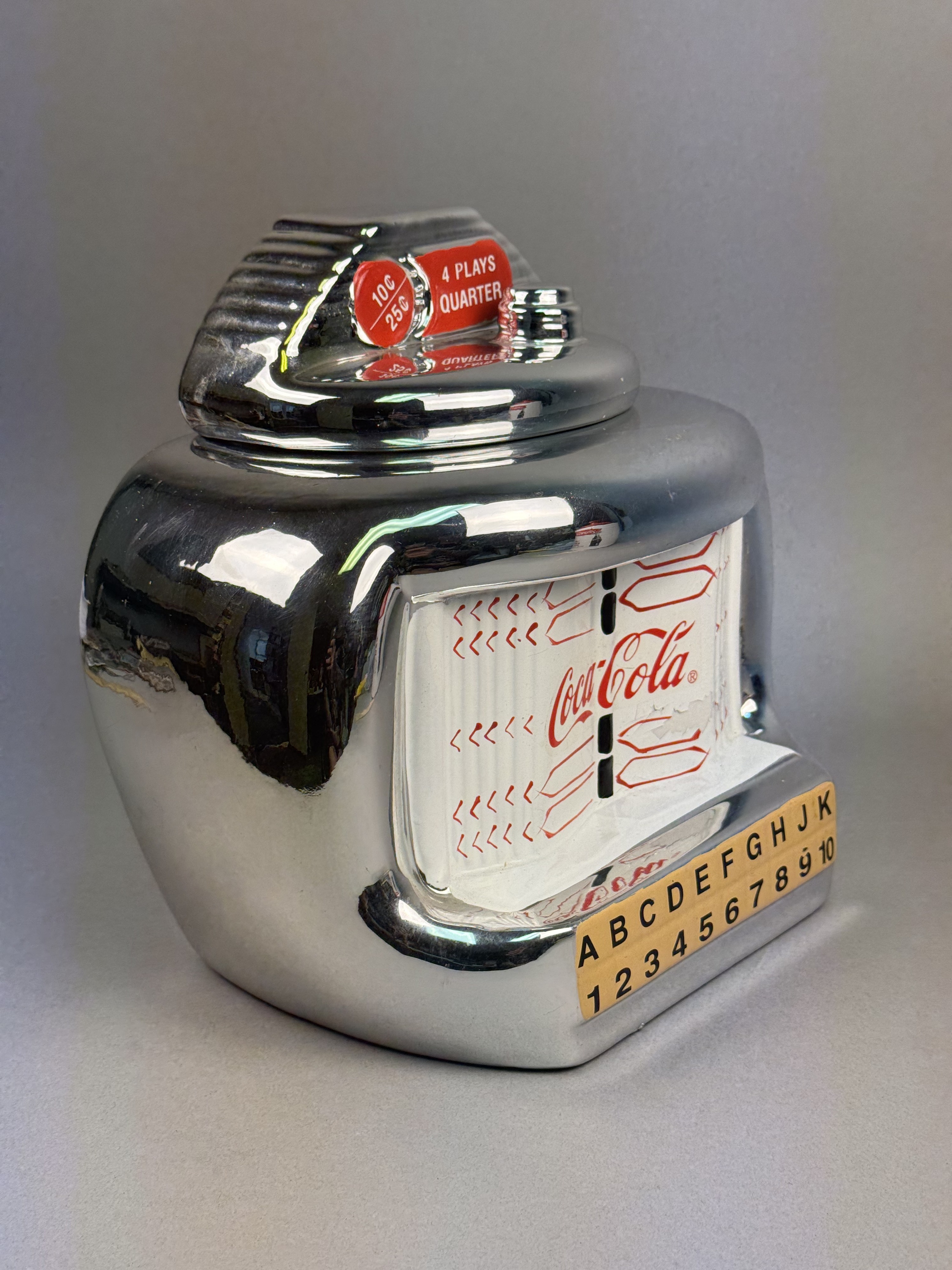 Coca-Cola Ceramic Jukebox & Advertising Jars