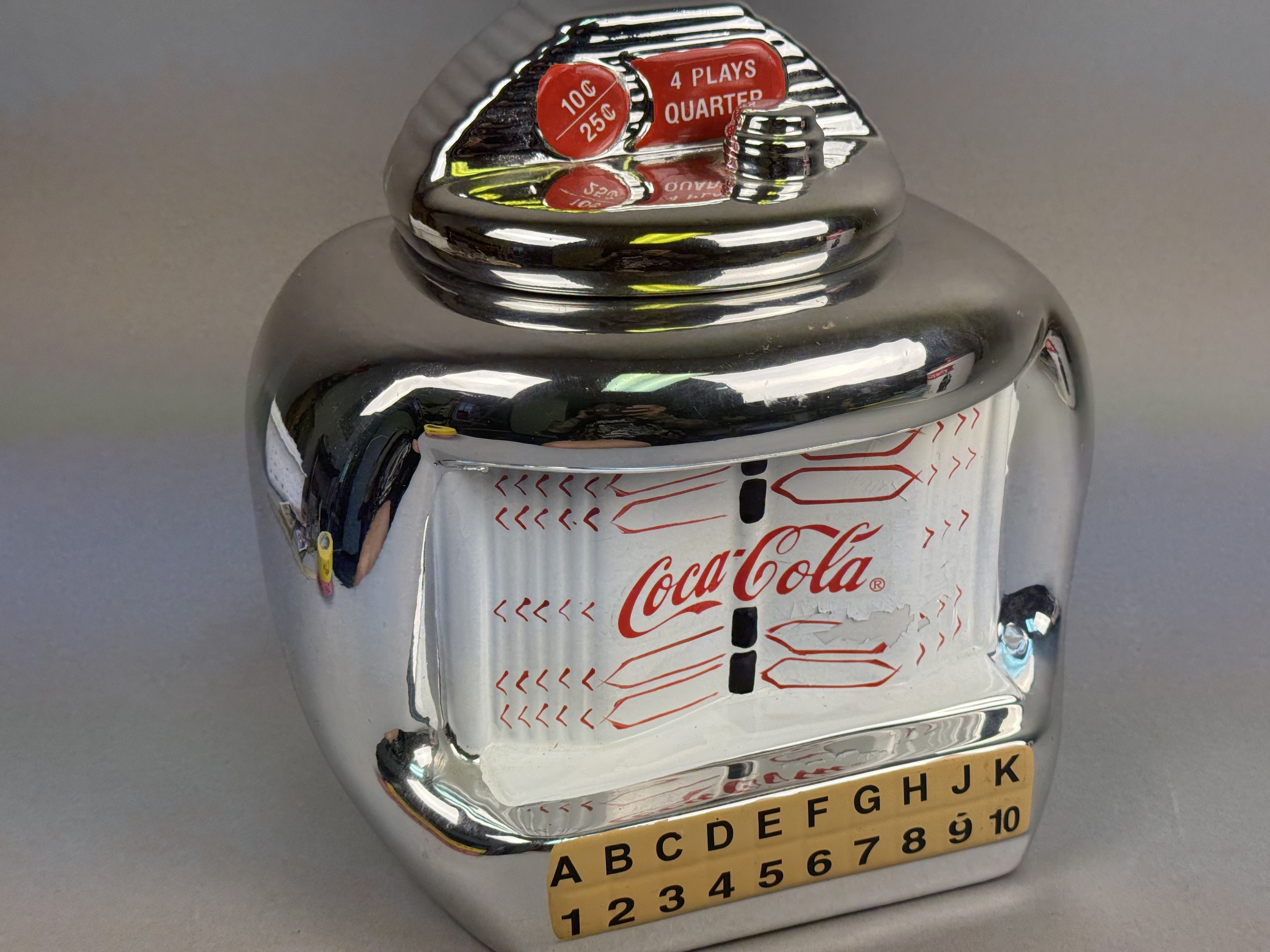 Coca-Cola Ceramic Jukebox & Advertising Jars