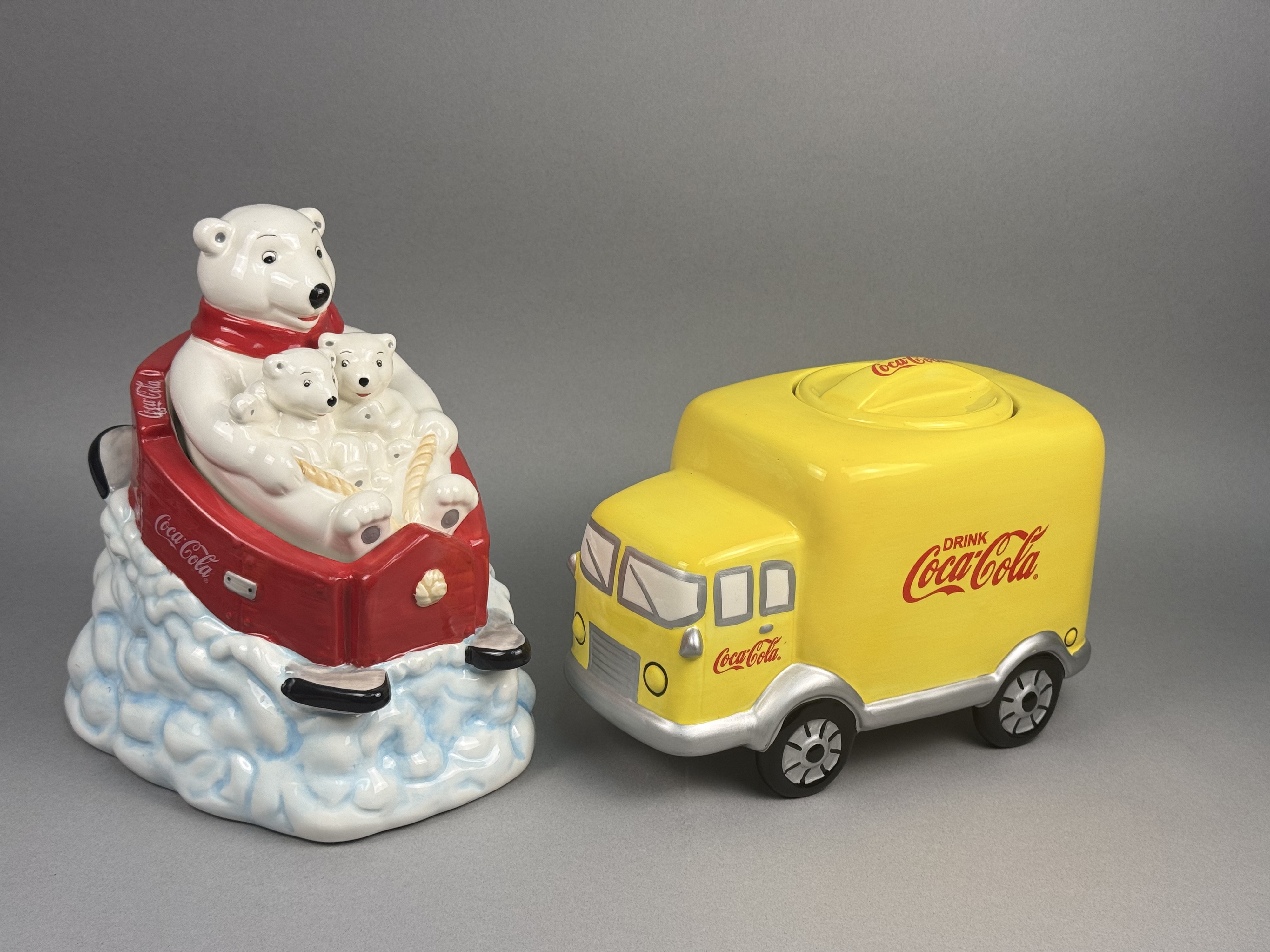 Gibson Coca-Cola Ceramic Cookie Jars