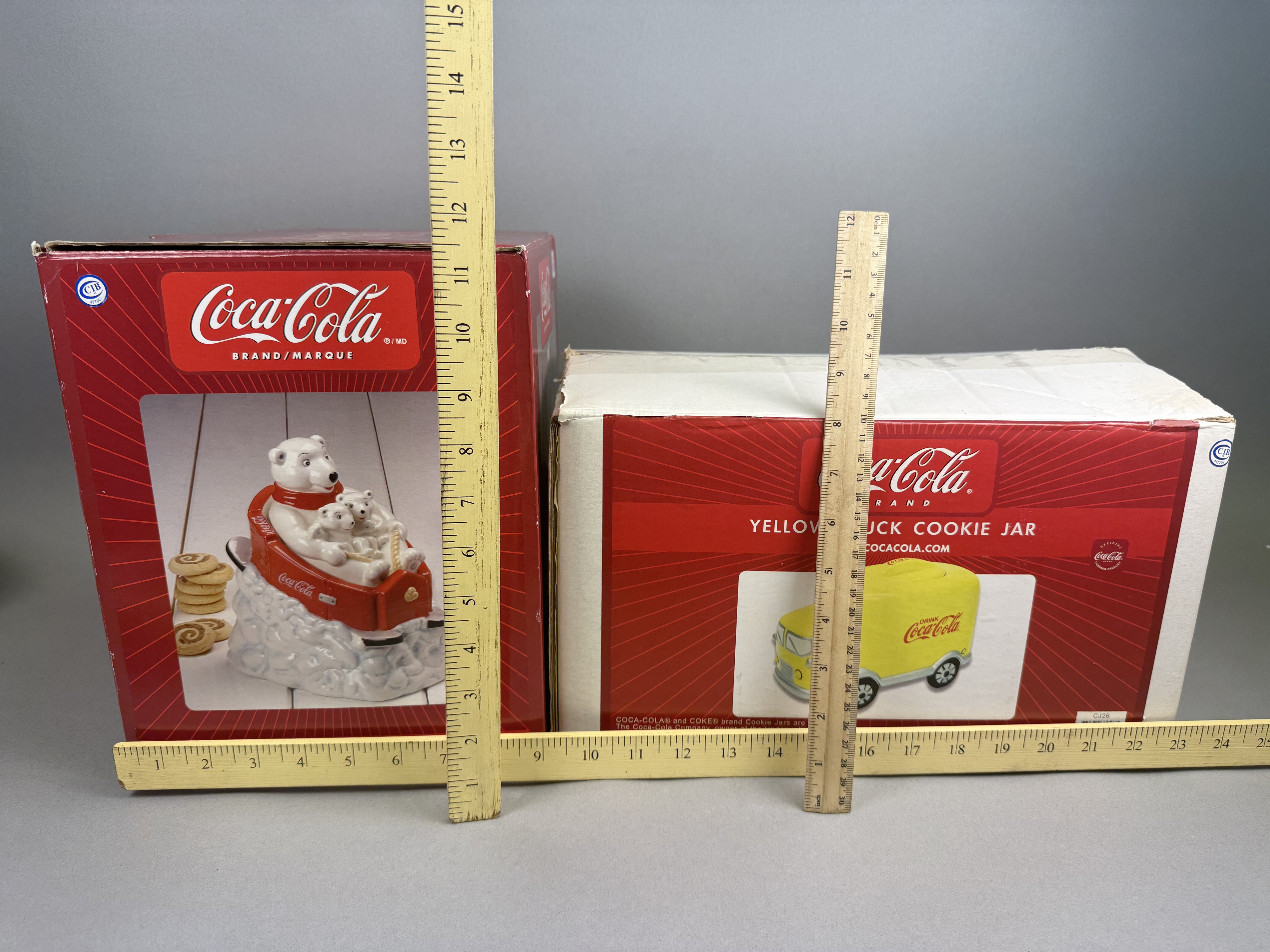 Gibson Coca-Cola Ceramic Cookie Jars