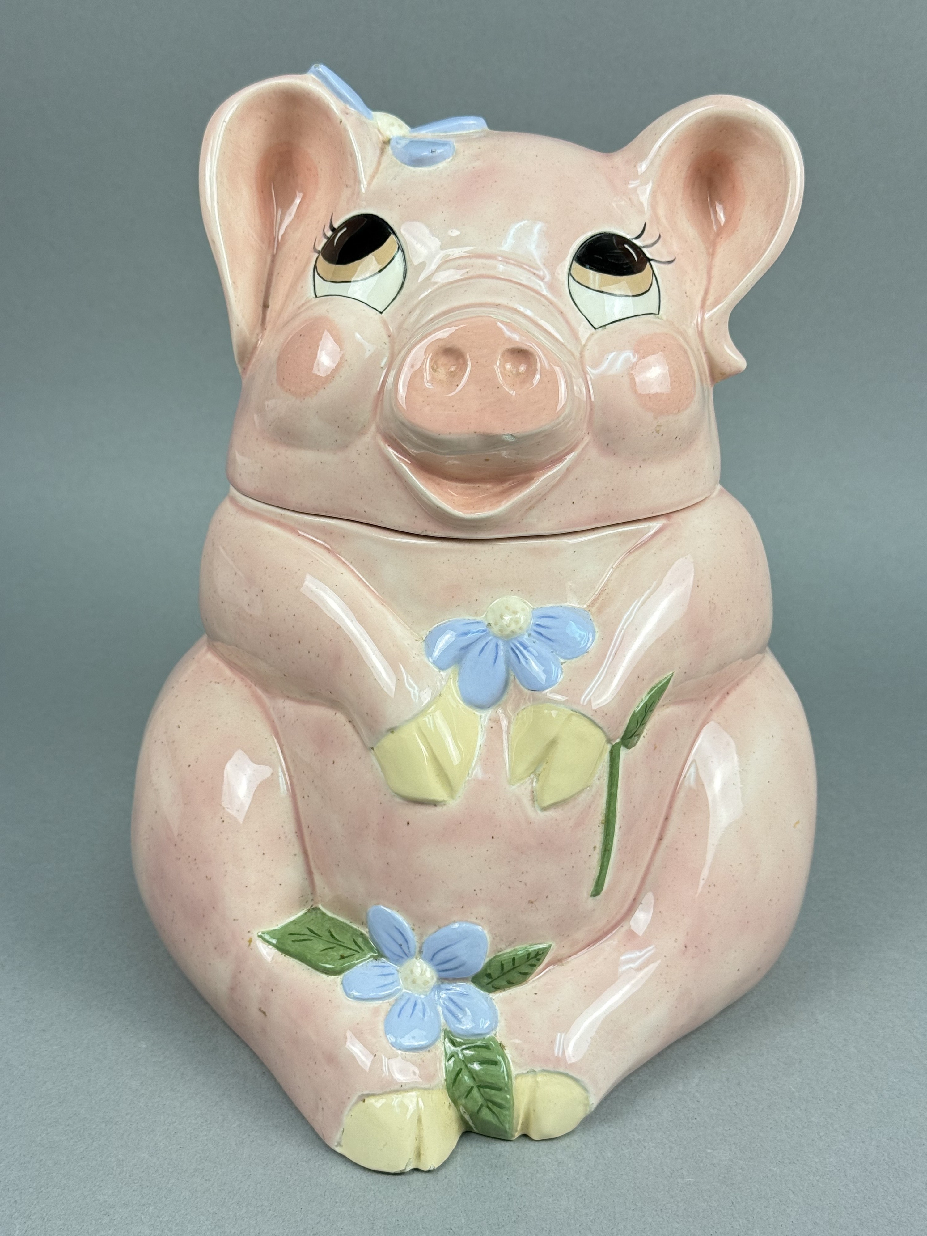 Dolly Ceramic Pig Cookie Jar