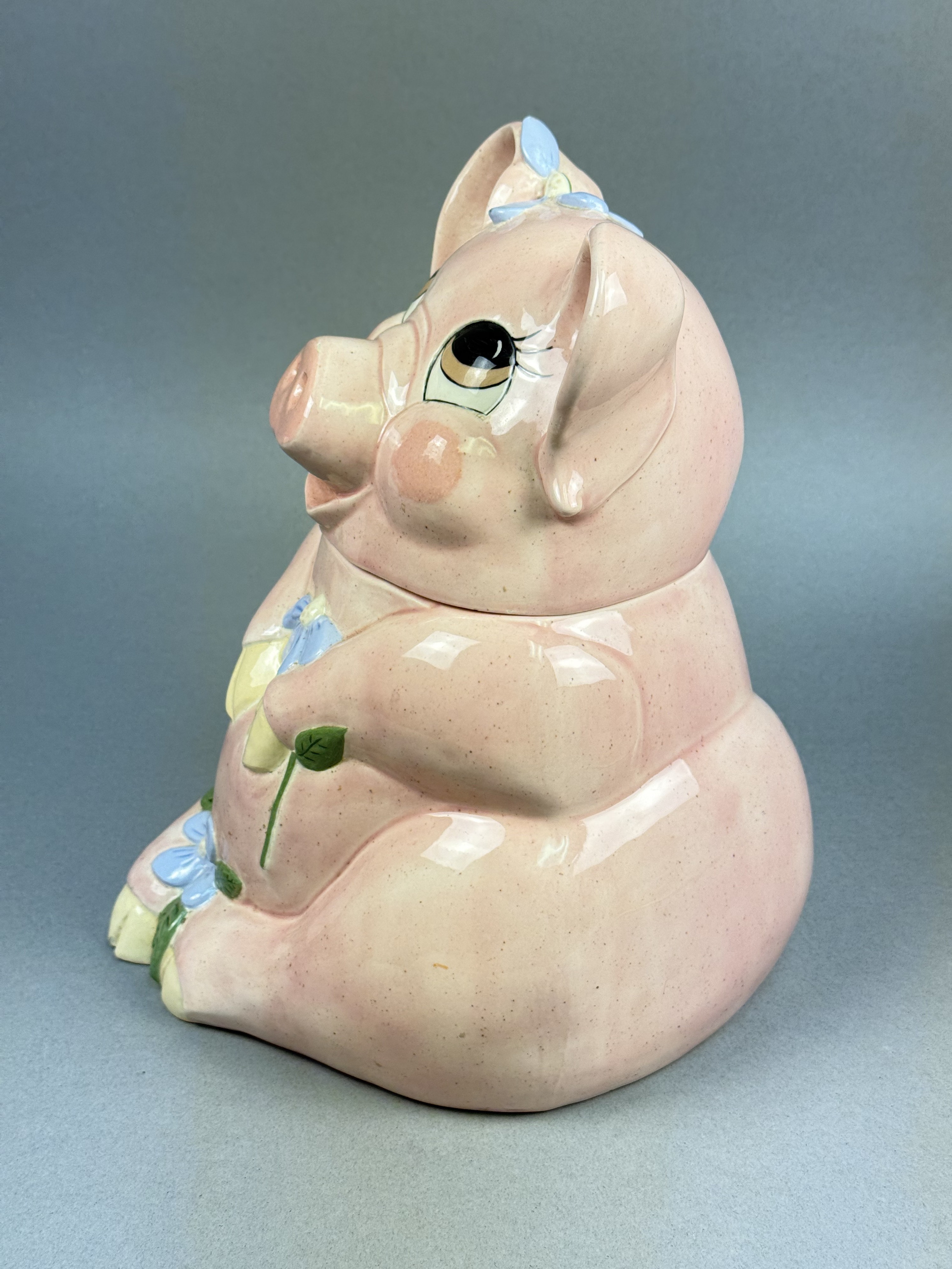 Dolly Ceramic Pig Cookie Jar