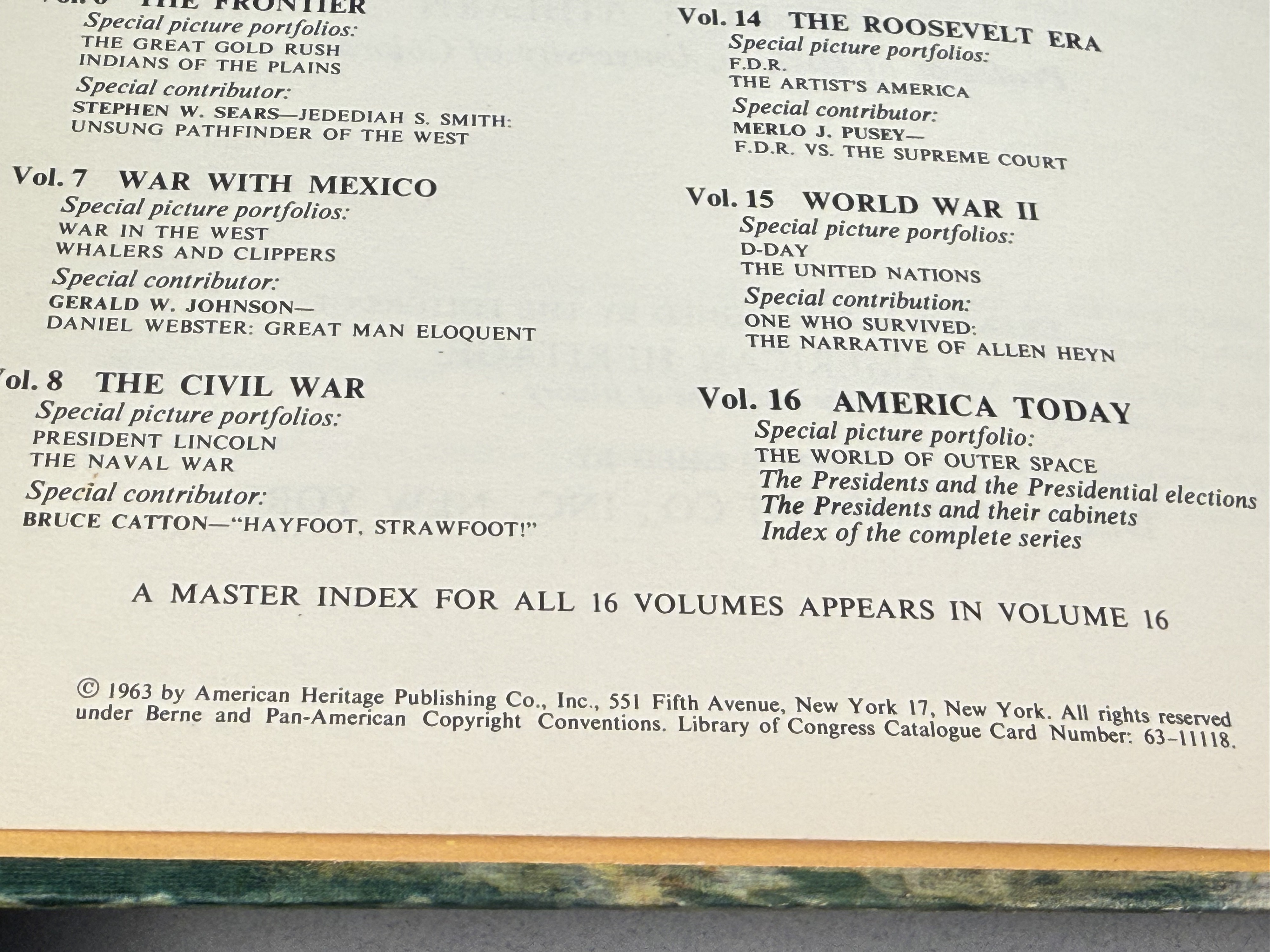 Dell American Heritage 16-Volume History Set