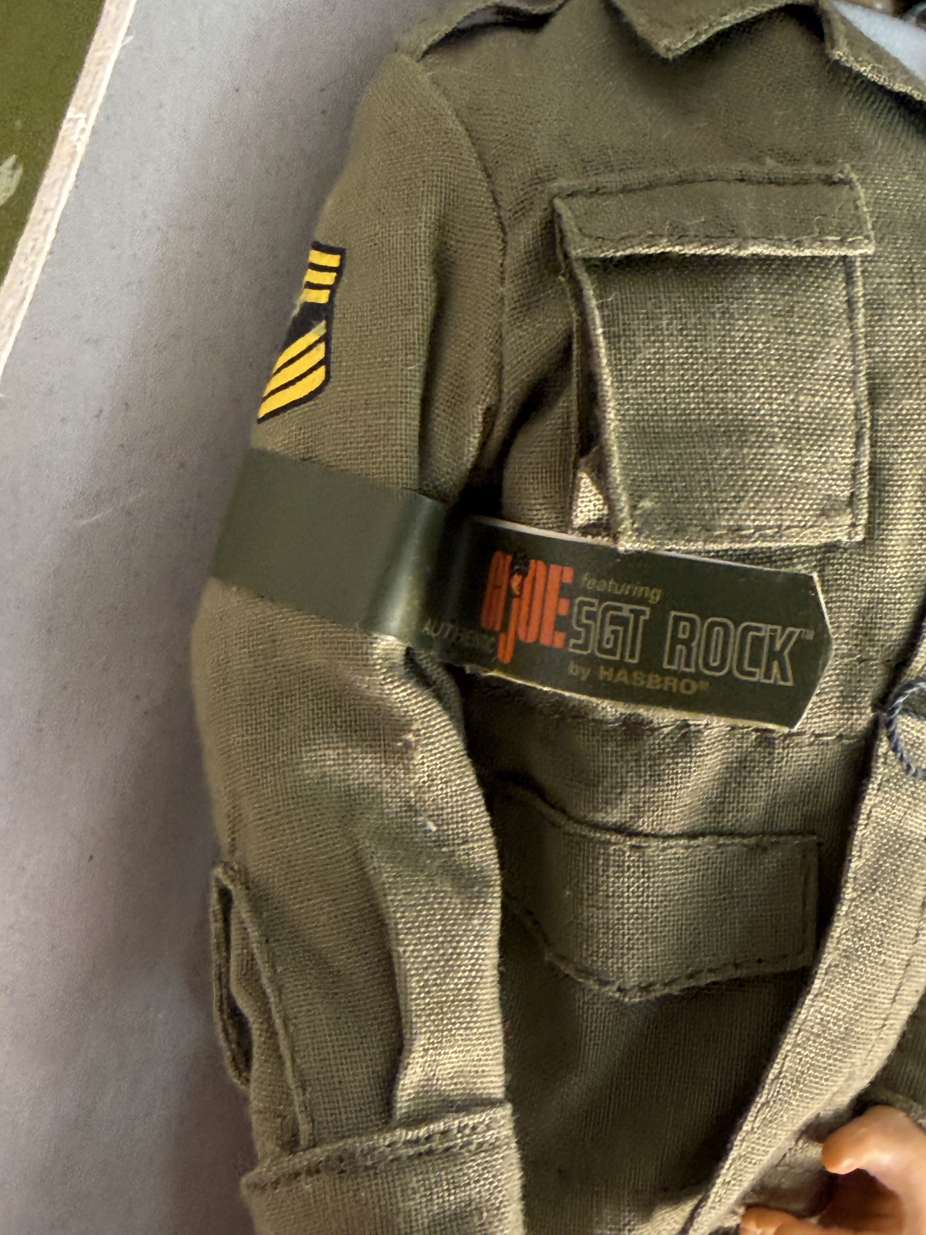 Hasbro Sgt Rock GI Joe Action Figure