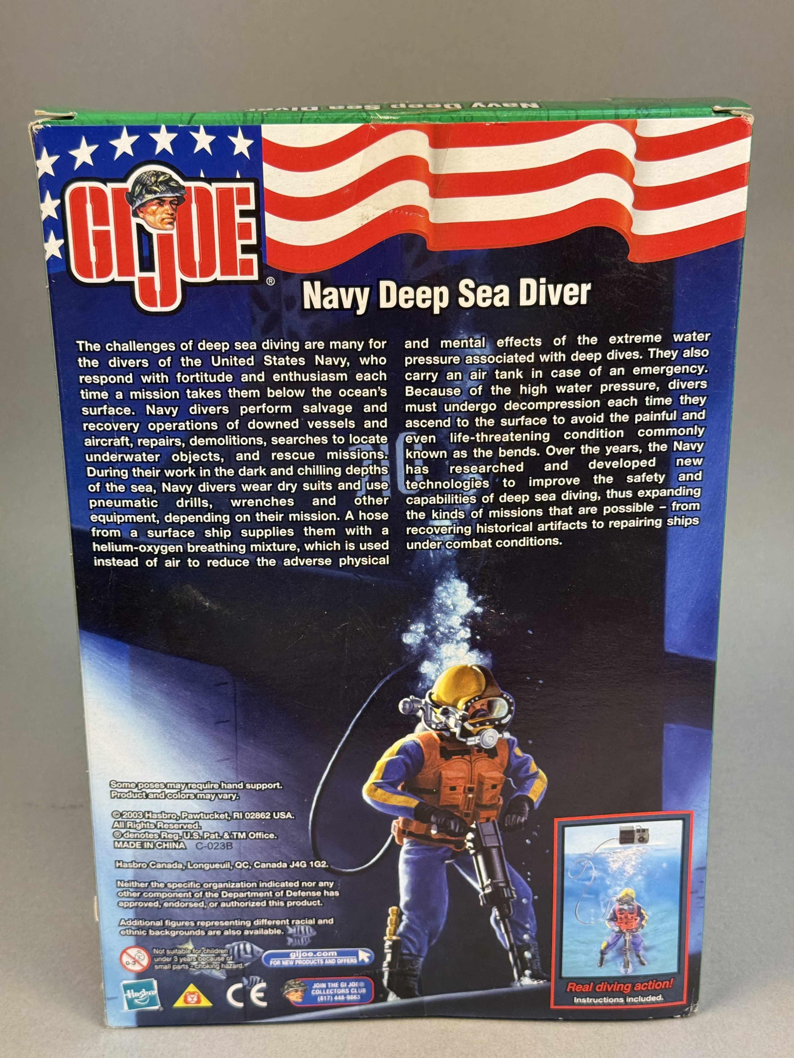 Hasbro G.I. Joe 12 inch Navy Deep Sea Diver