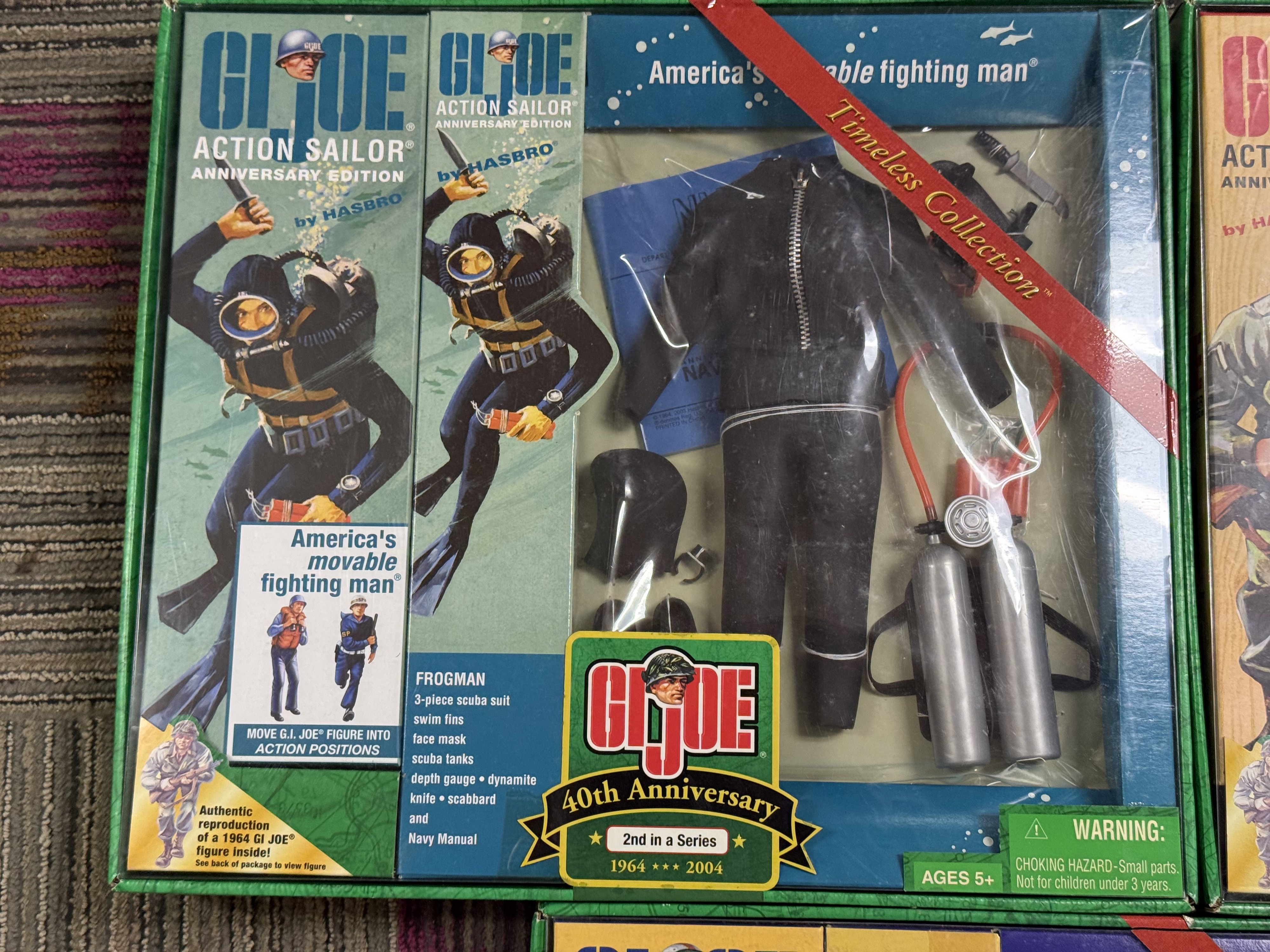 3 Hasbro G.I. Joe 40th Anniversary Sets