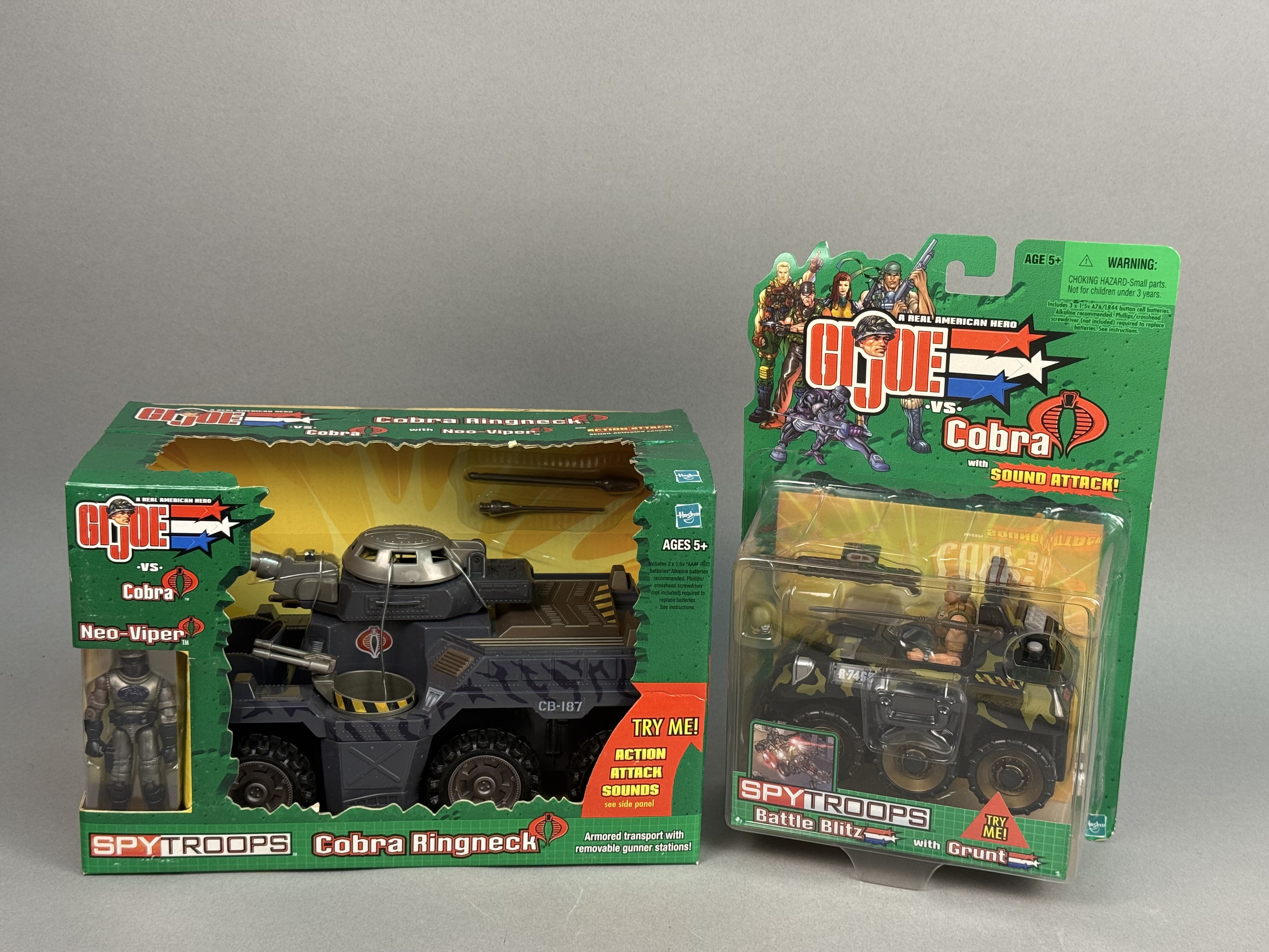 Hasbro GI Joe Spy Troops Vehicle Sets