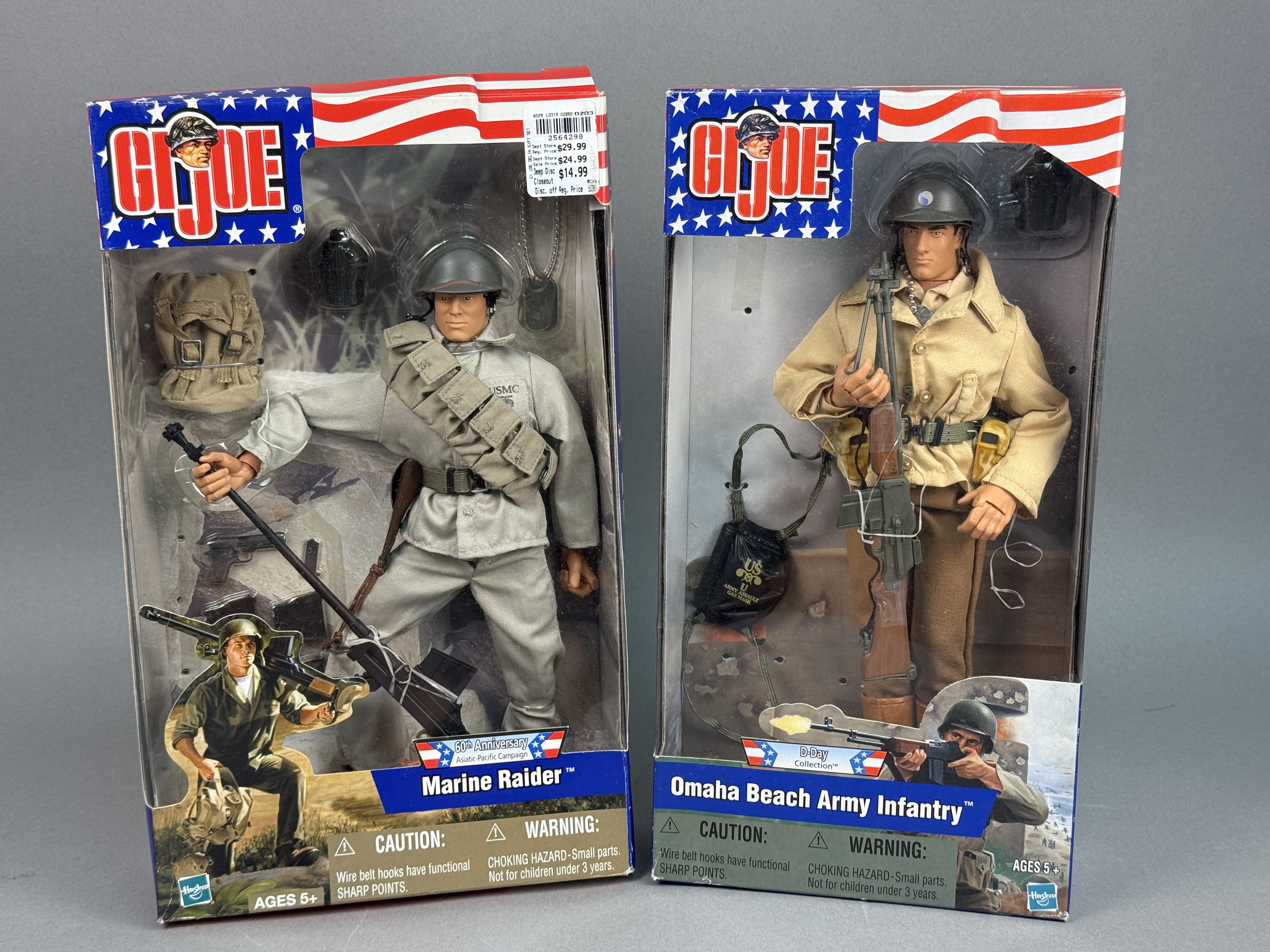 Hasbro GI Joe Marine Raider & Infantry