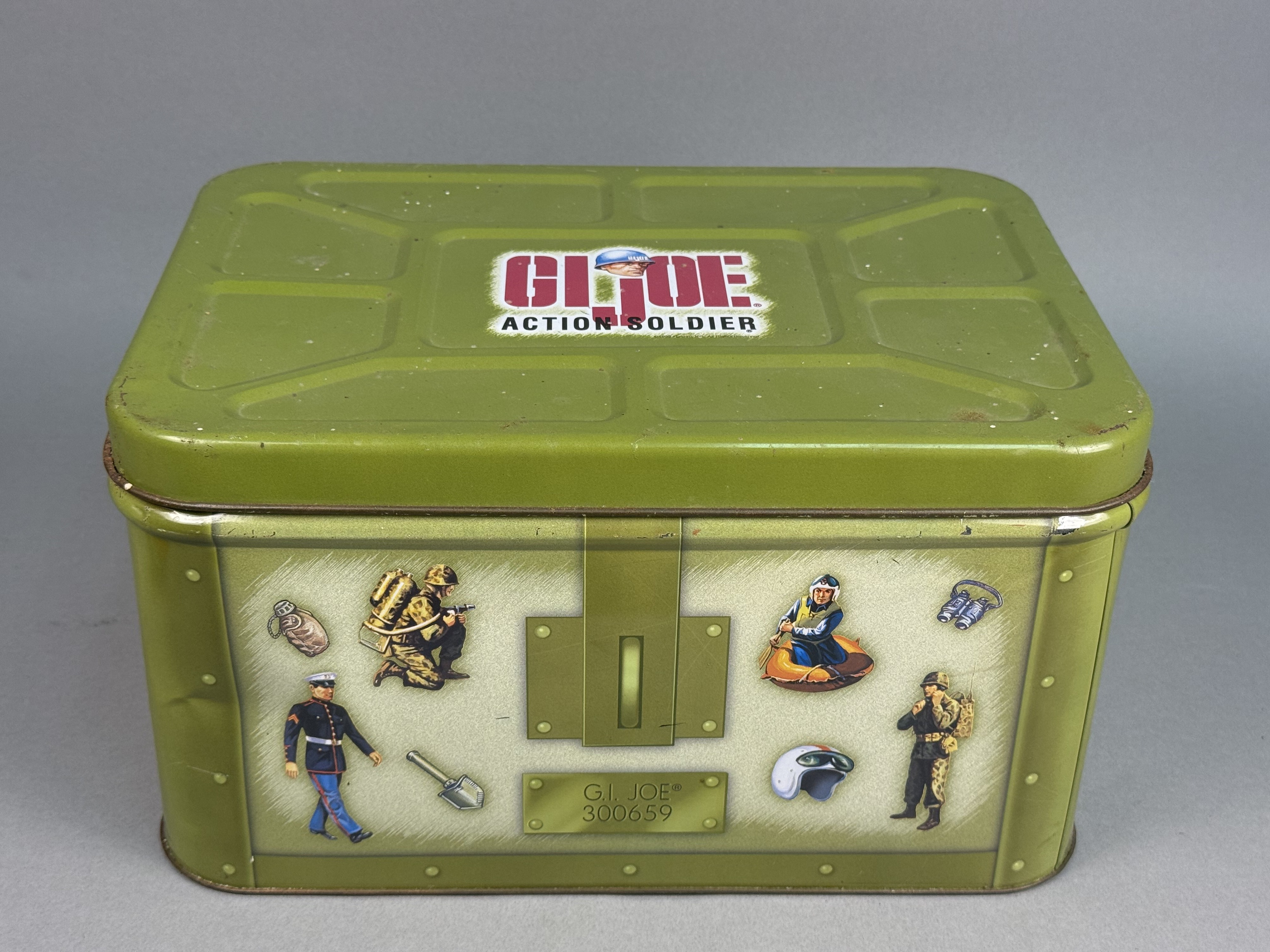 A.S.C. G.I. Joe Action Soldier Storage Tin