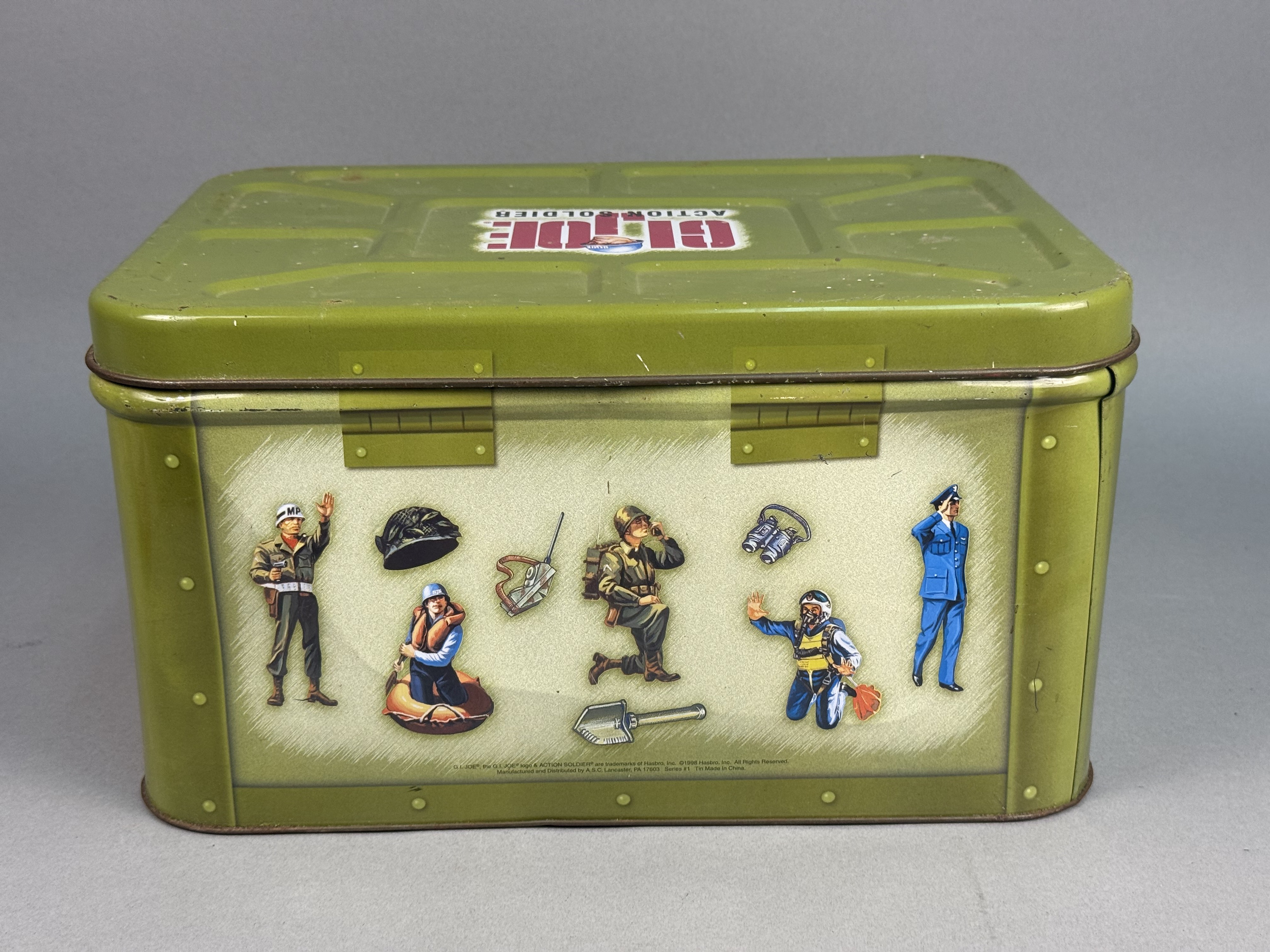A.S.C. G.I. Joe Action Soldier Storage Tin