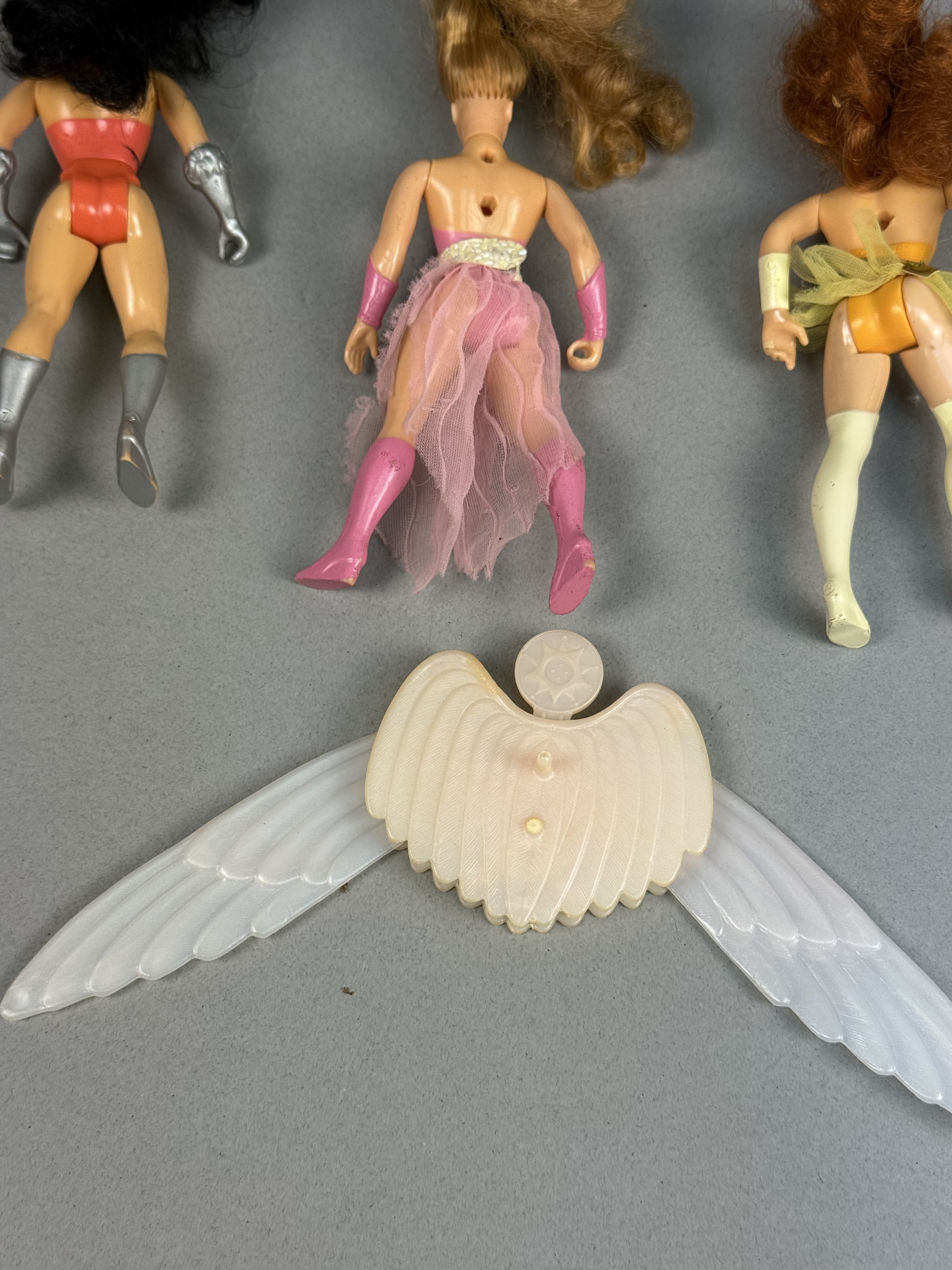 5 Mattel Plastic Vintage She-Ra Action Figures