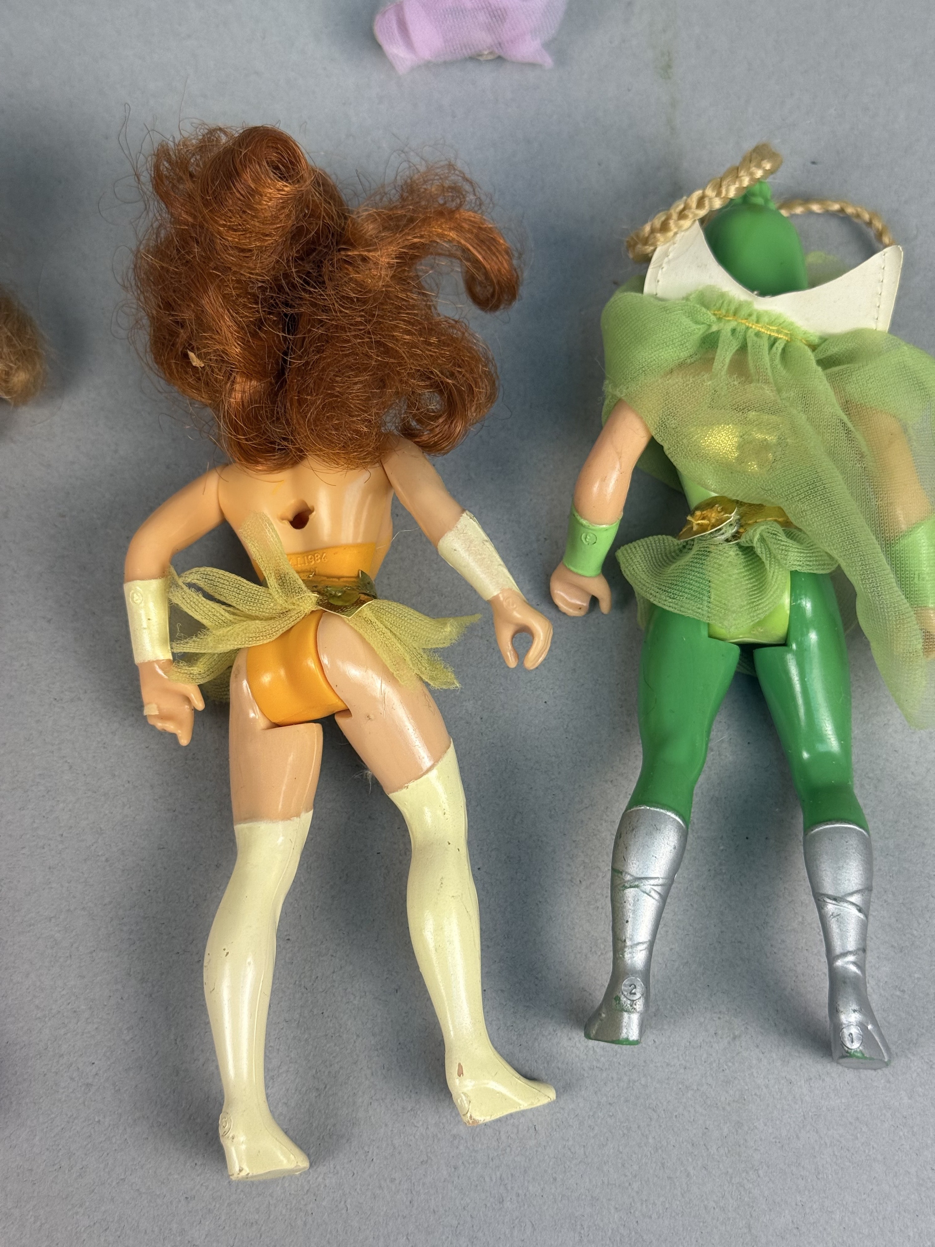5 Mattel Plastic Vintage She-Ra Action Figures