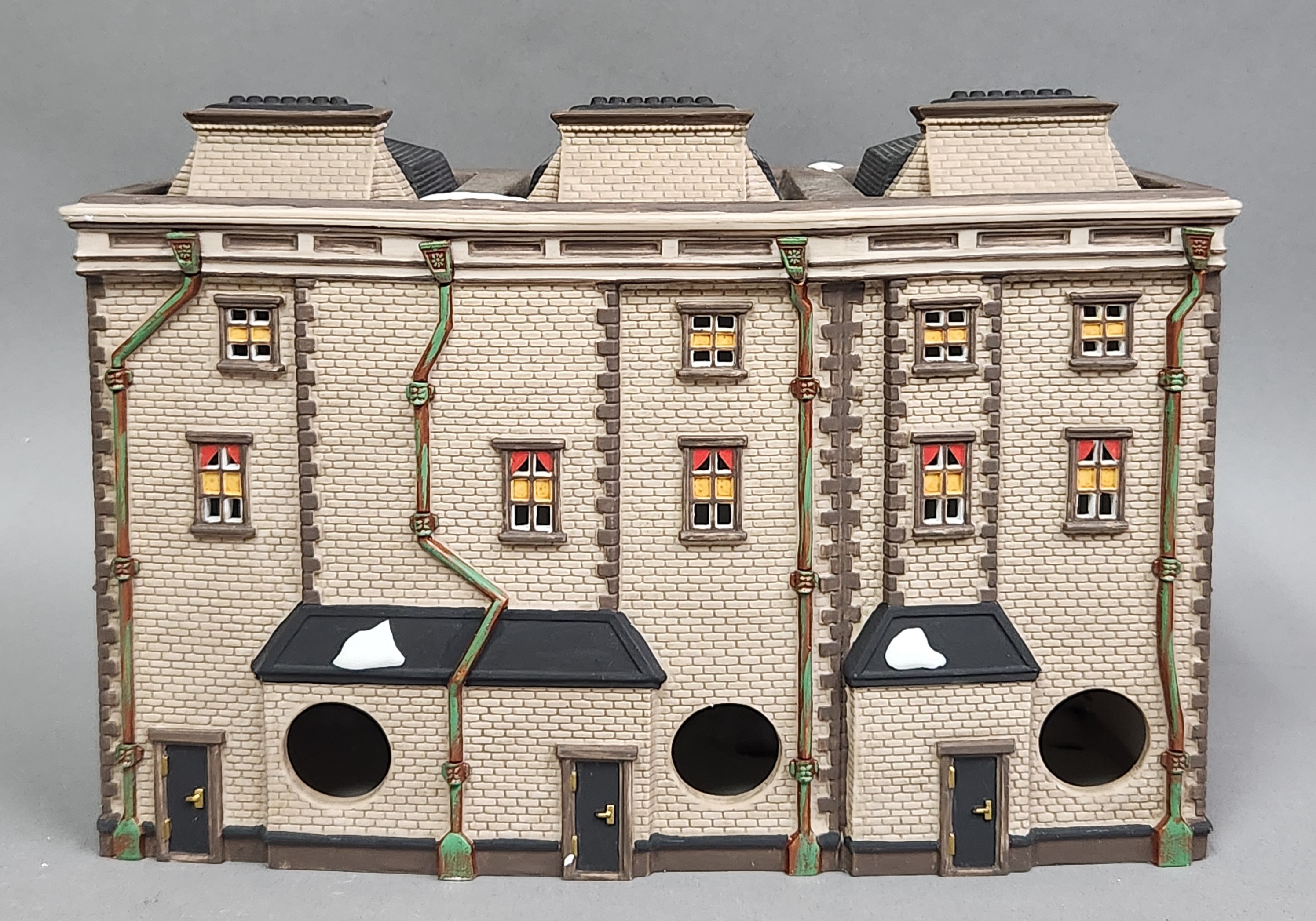 Dept 56 Mulberrie Court Brownstones