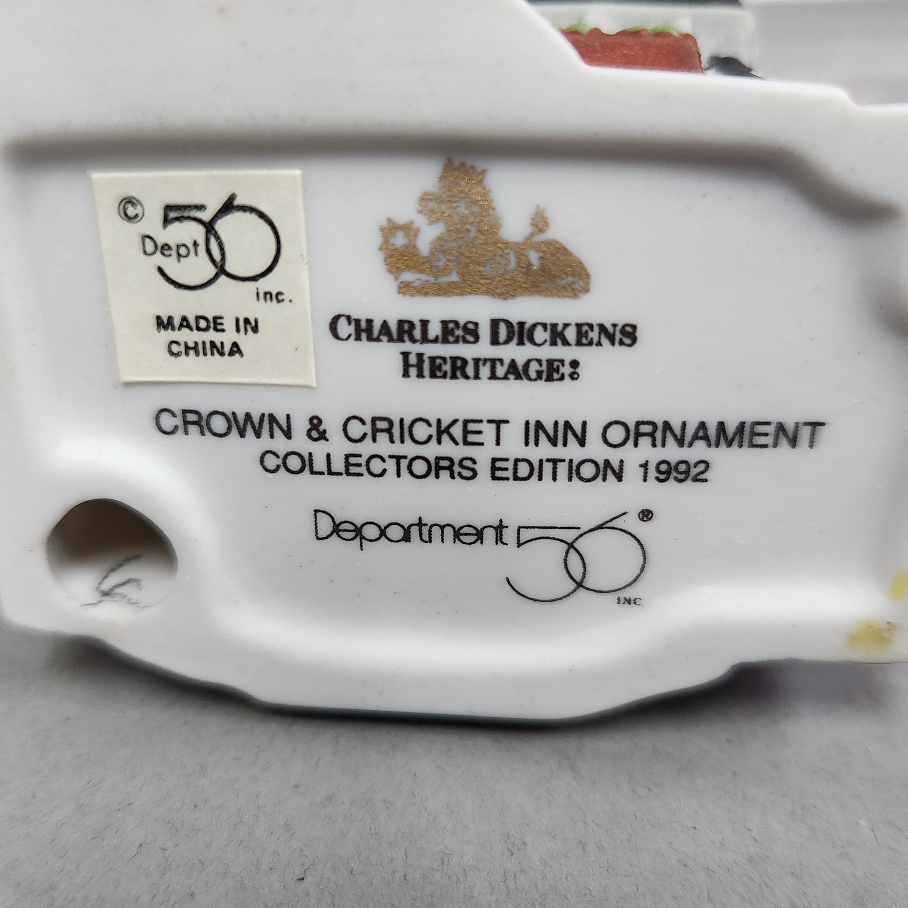 Dept 56 Dickens Ornaments & Trees