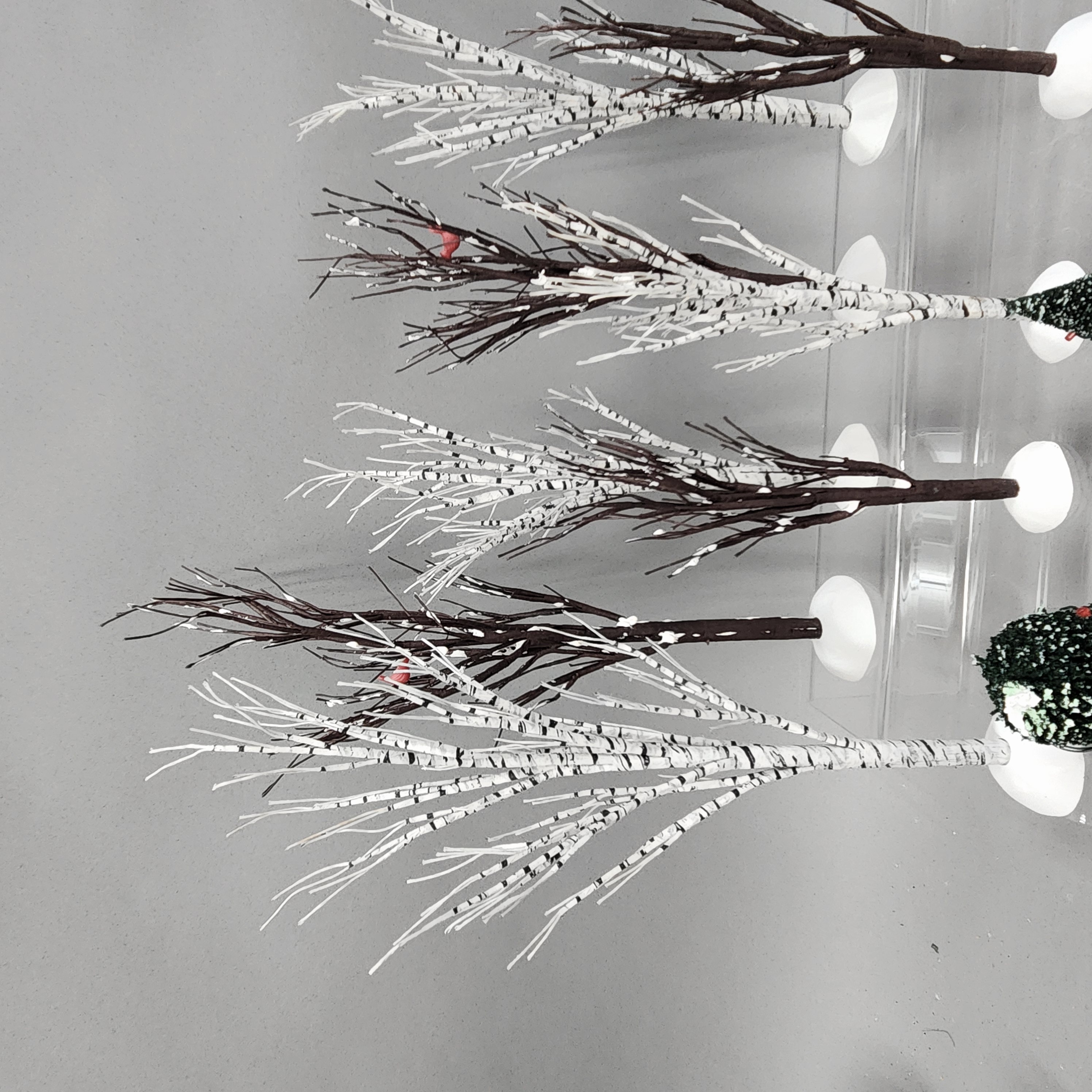 Dept 56 Village Birch & Bare Branch Trees