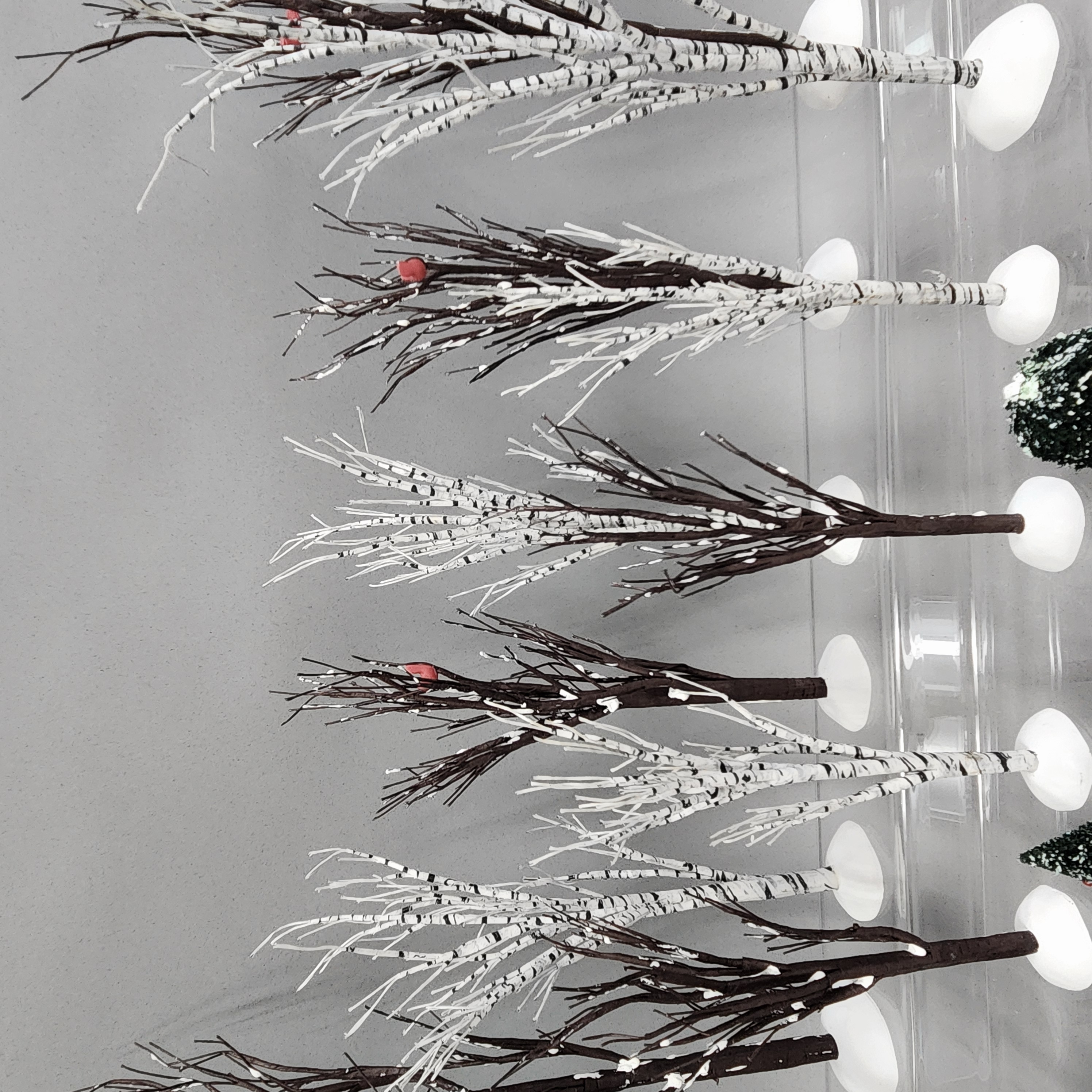 Dept 56 Village Birch & Bare Branch Trees