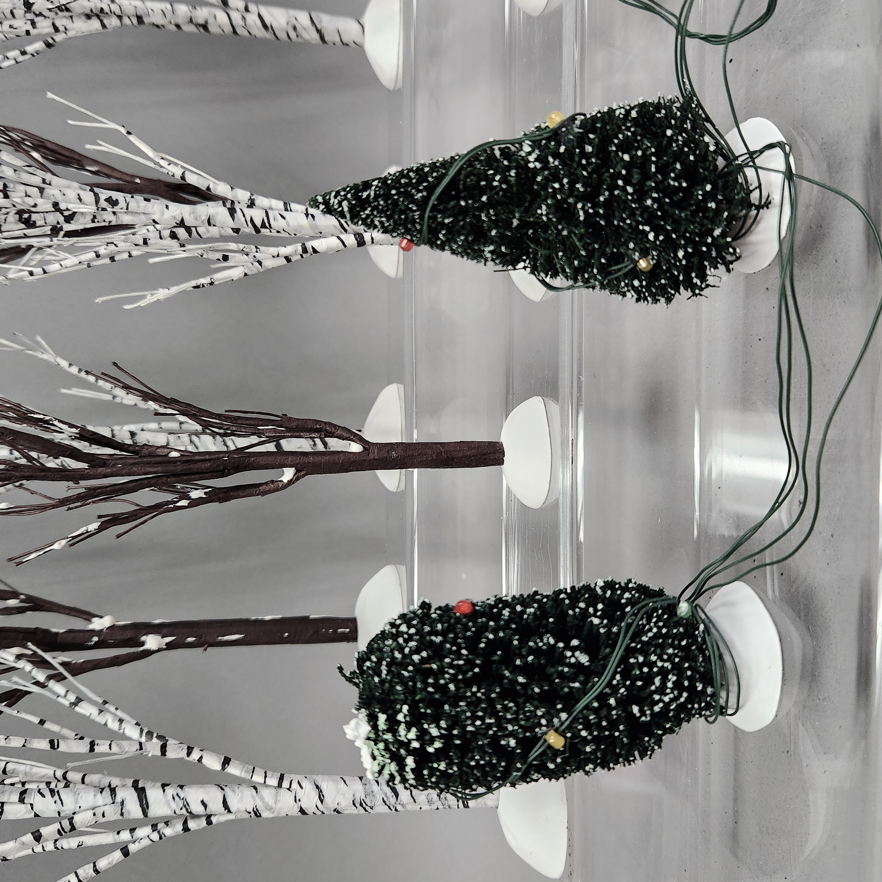 Dept 56 Village Birch & Bare Branch Trees