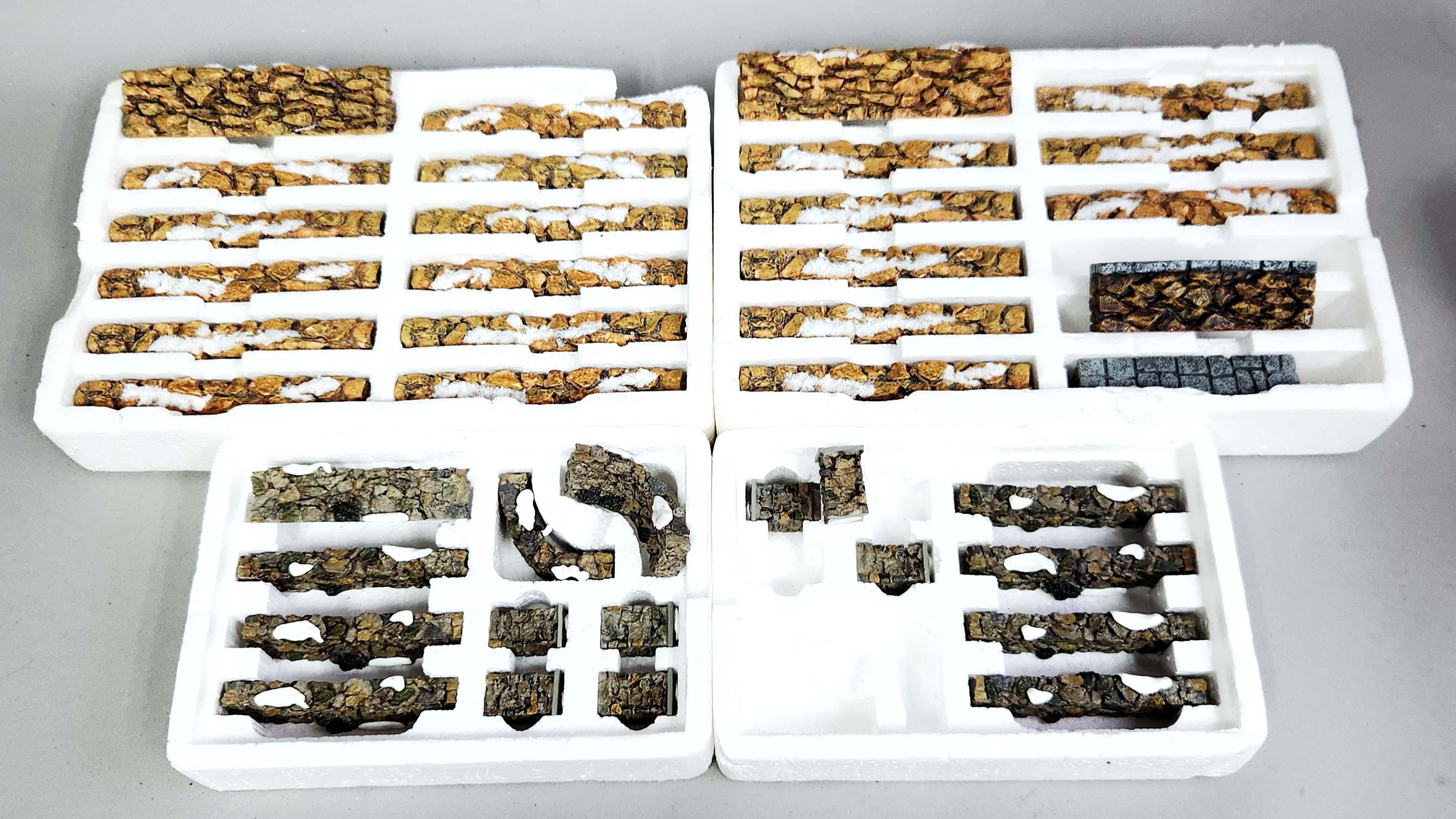 Dept 56 Resin Stone Walls