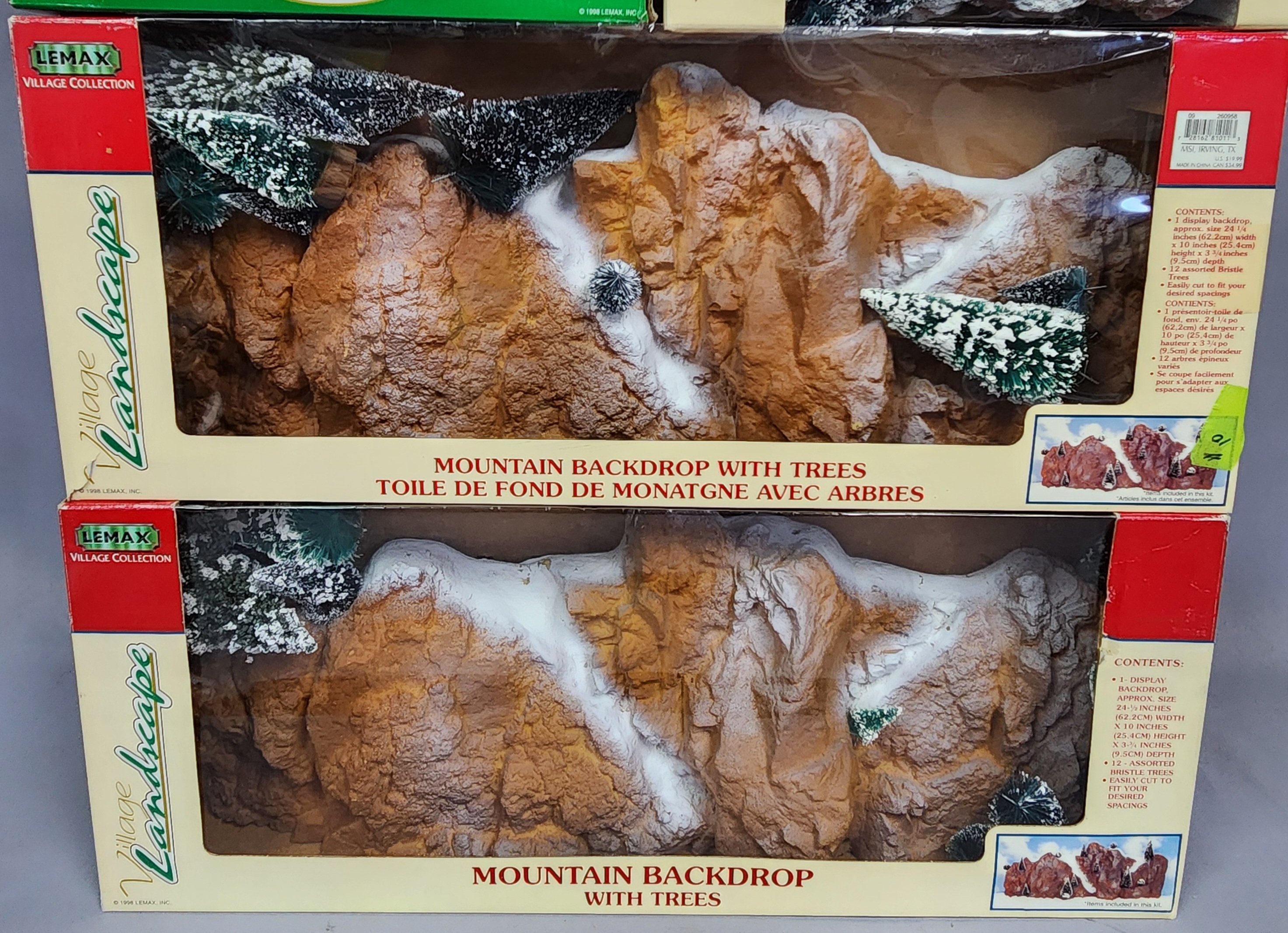 Lemax Village Landscape Mountain Display Accessories