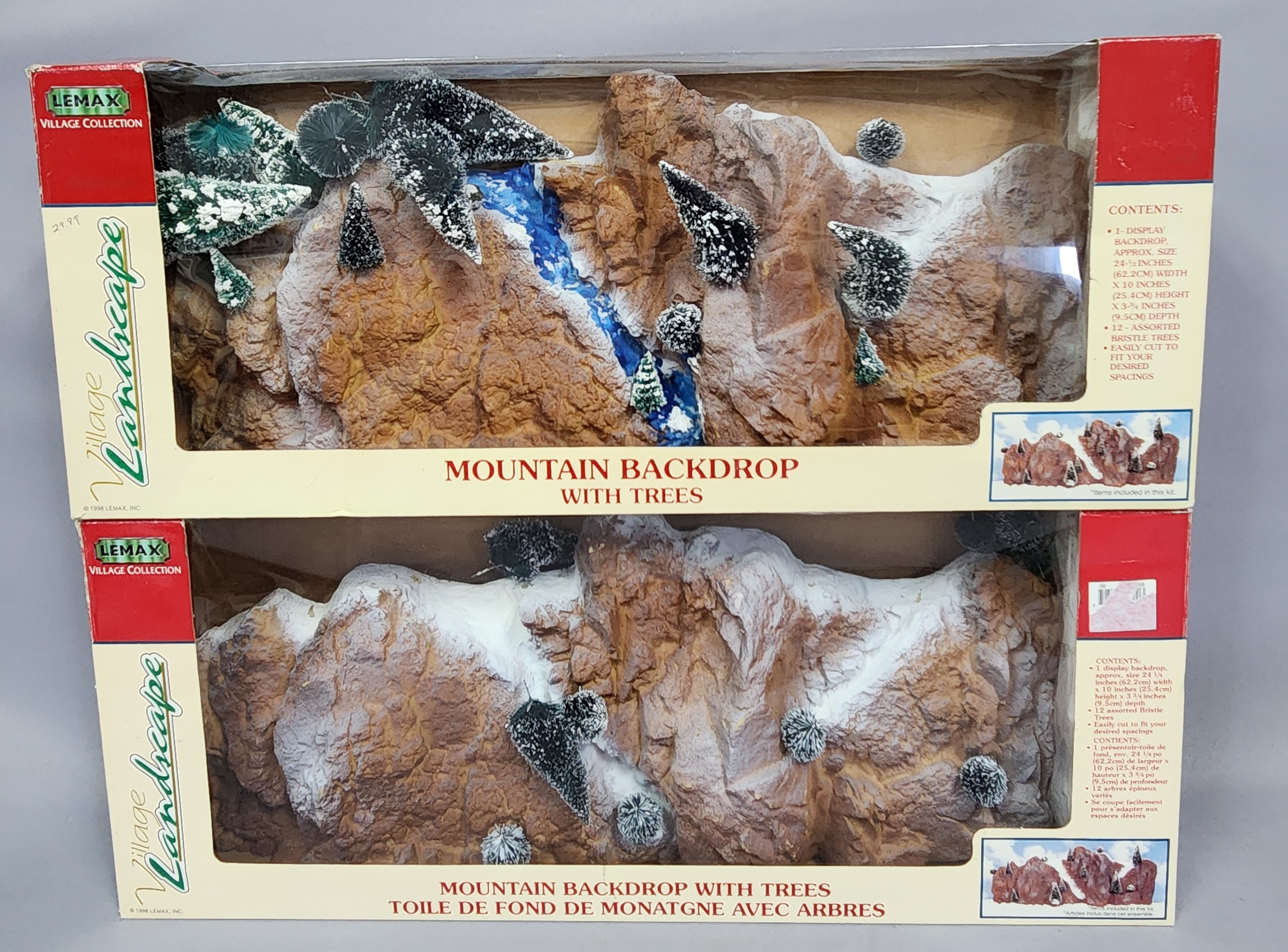 Lemax Village Landscape Mountain Display Accessories
