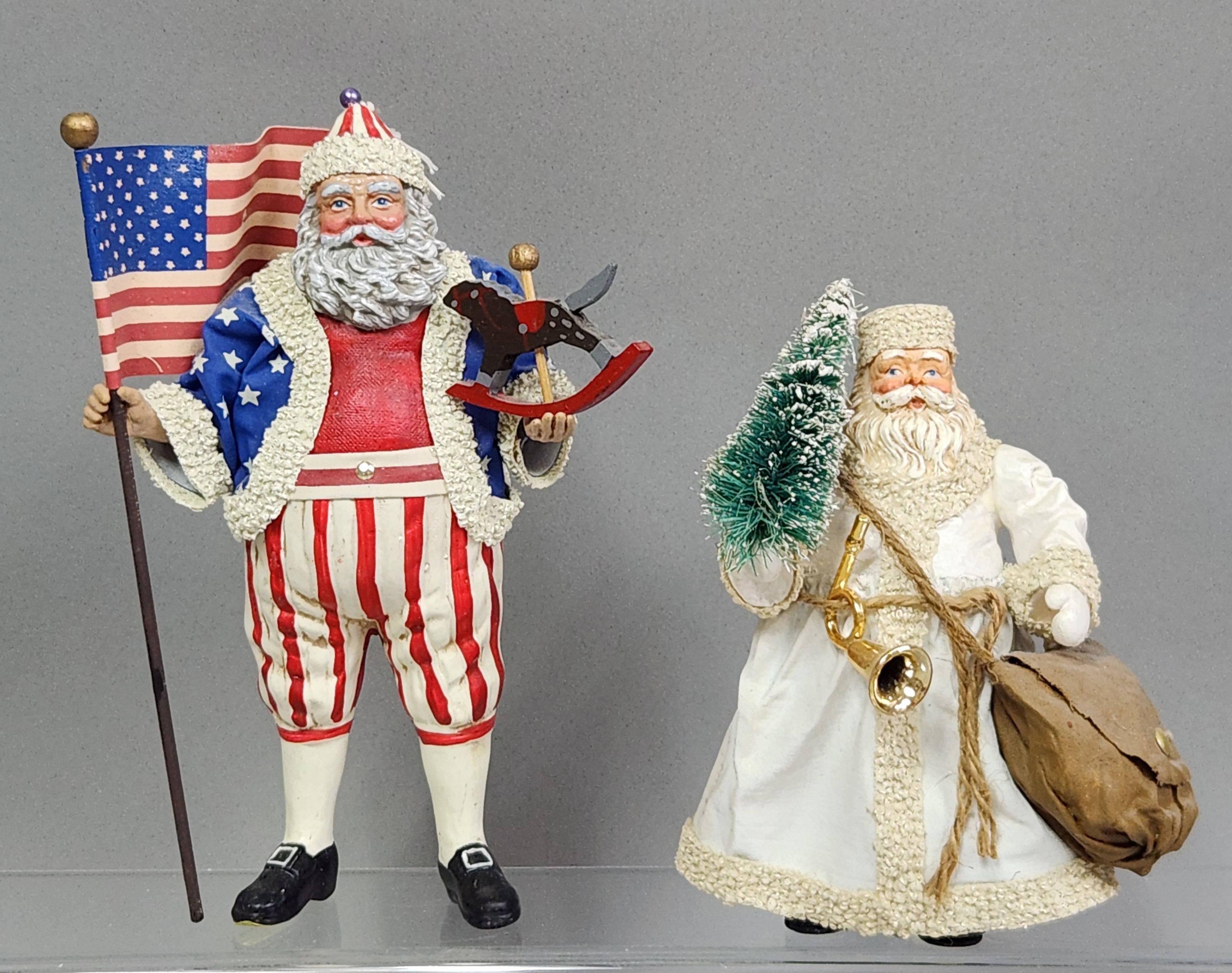 Possible Dreams Clothtique Santa Figurines