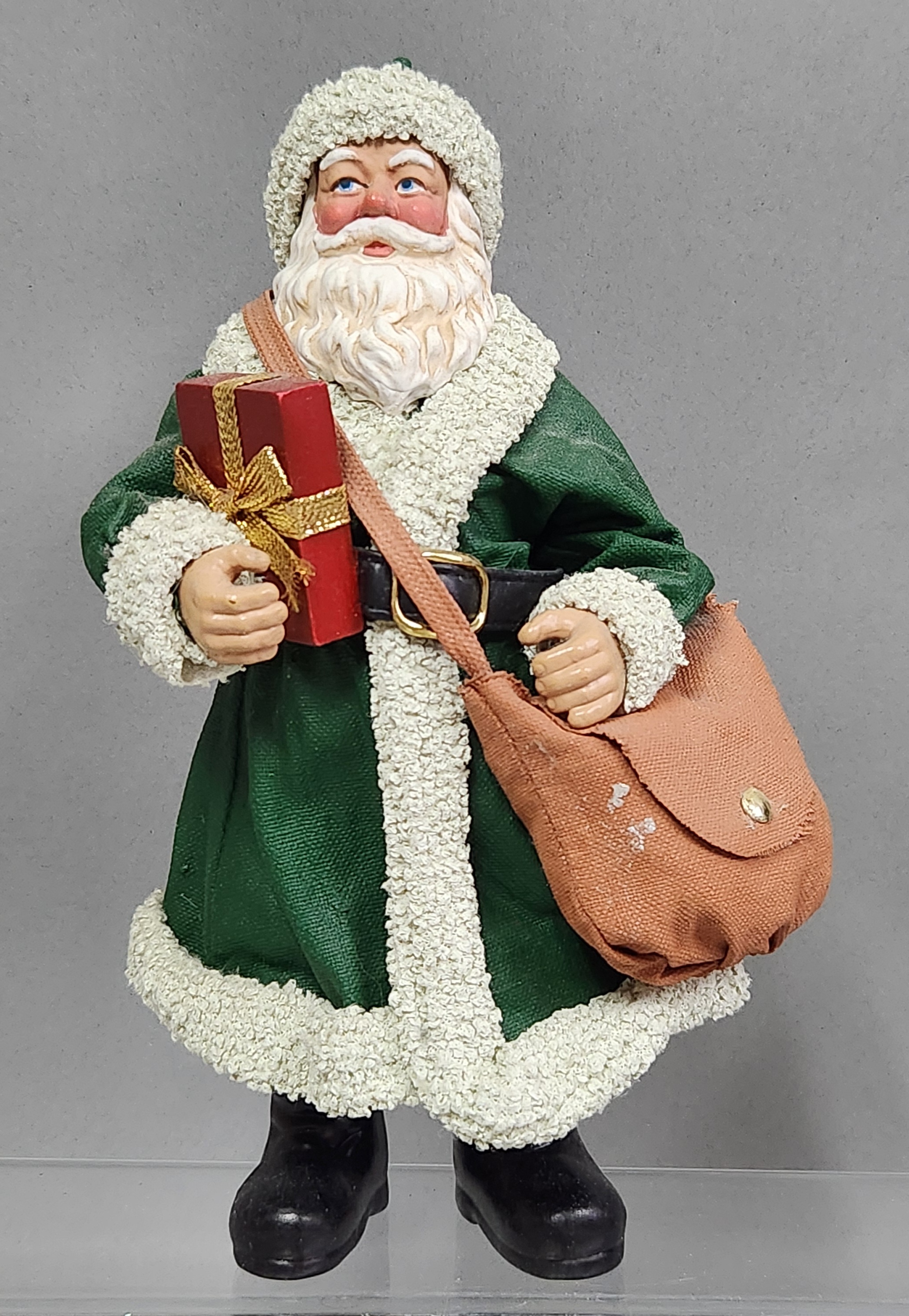 Possible Dreams Clothtique Green Santas