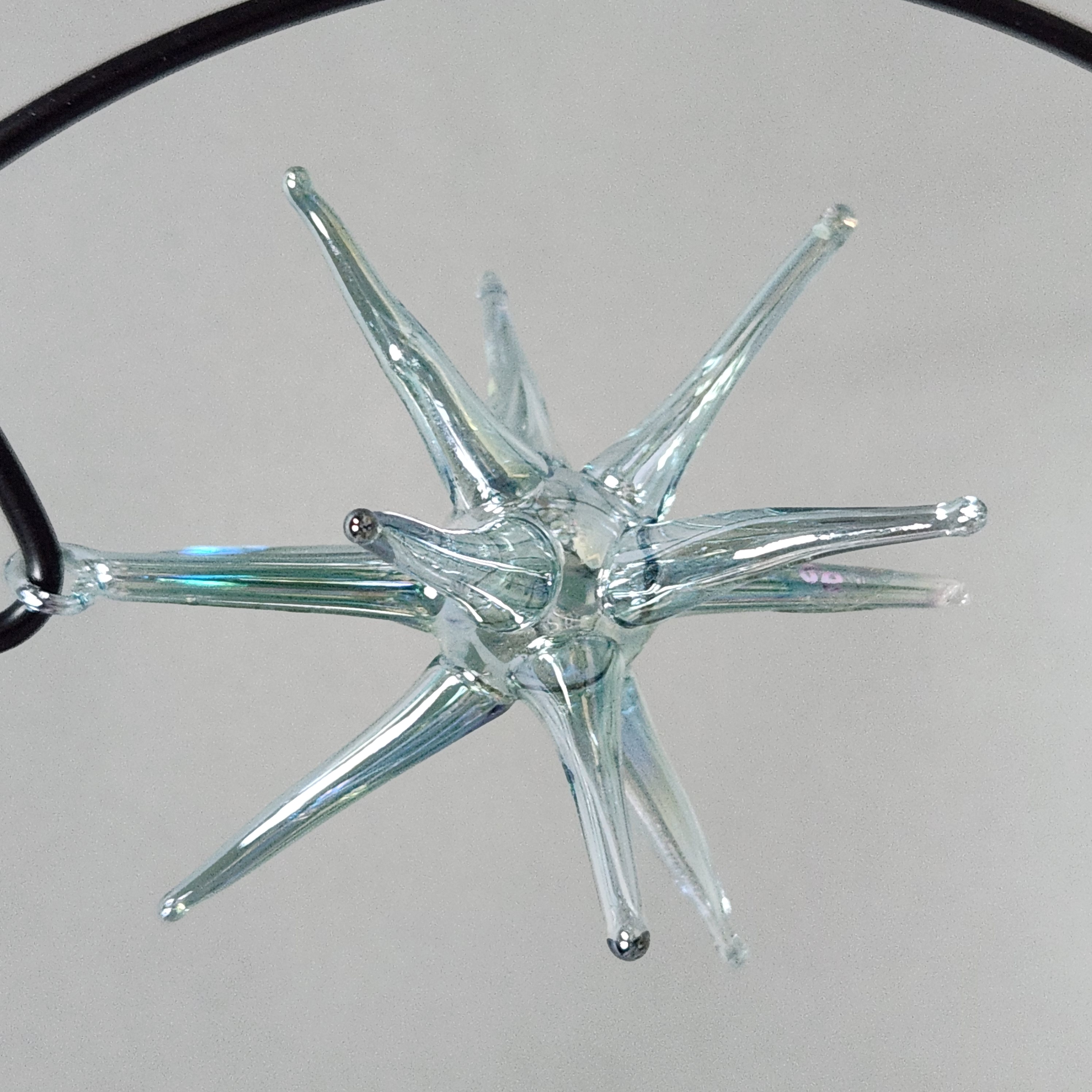 Italian Glass Star Ornament