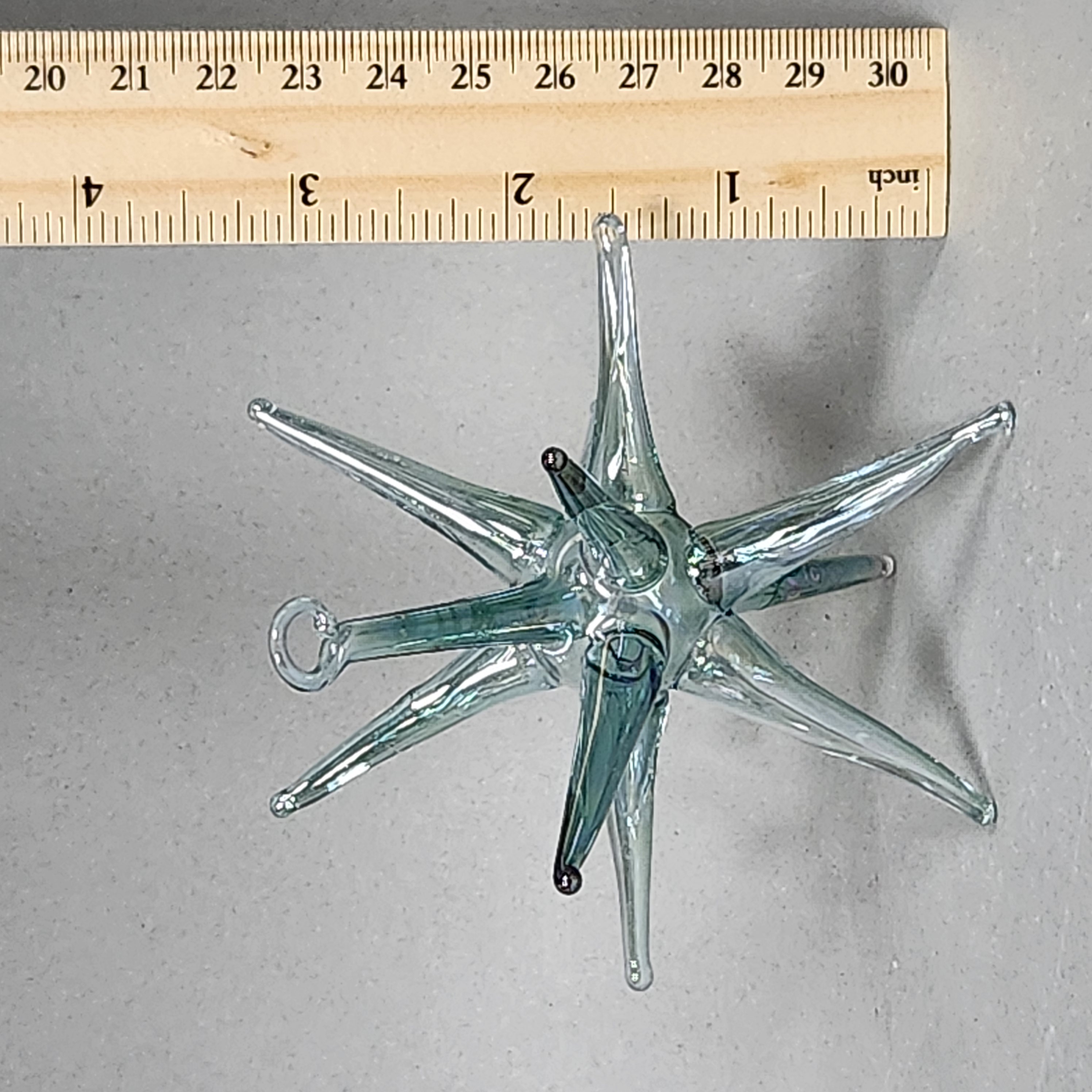 Italian Glass Star Ornament