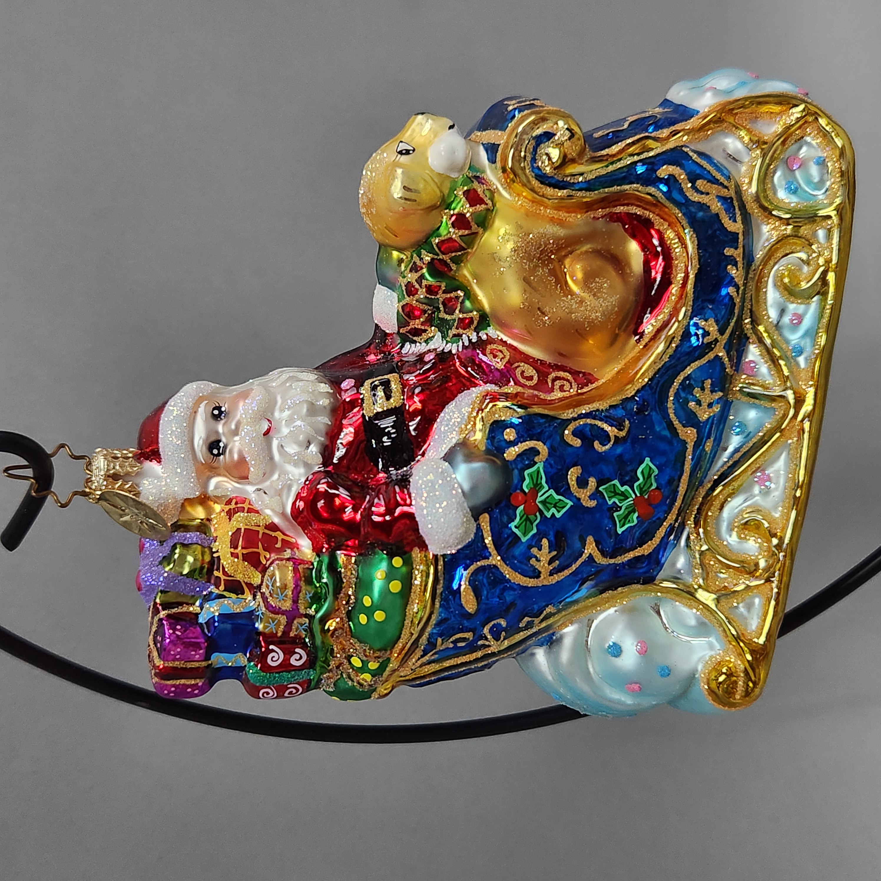 Radko Special Delivery Santa Sleigh
