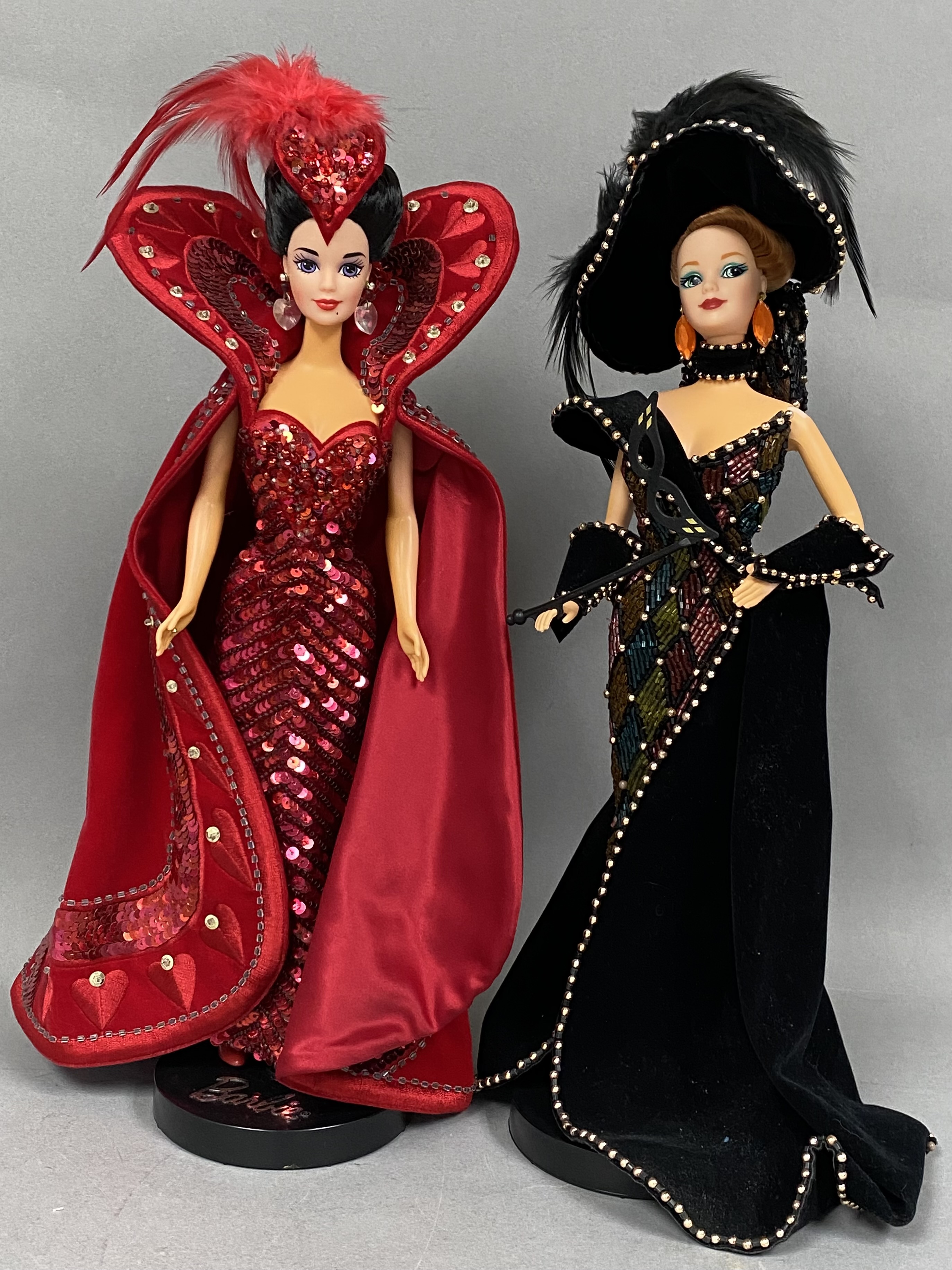 2 Mattel Bob Mackie Designer Barbie Dolls