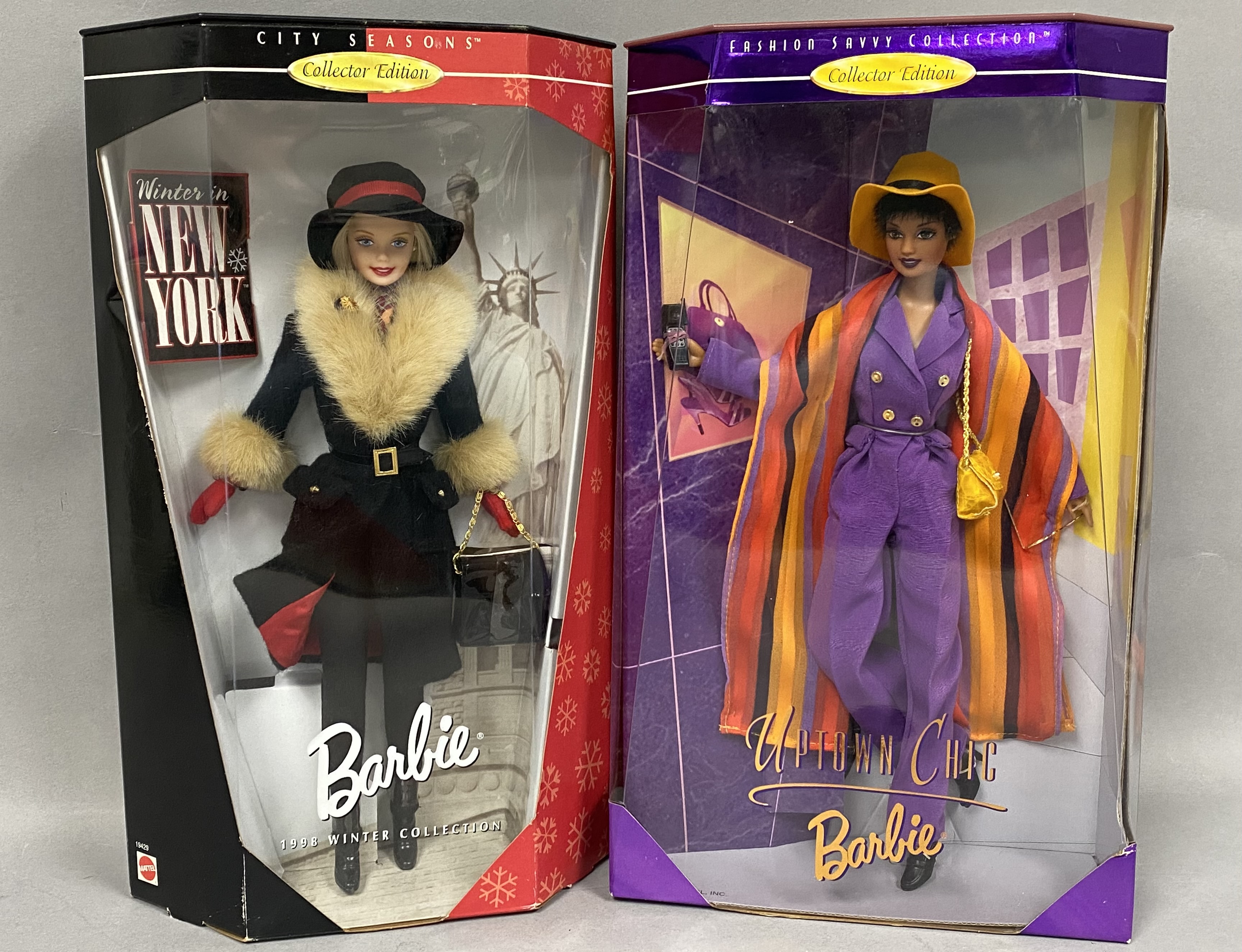 Mattel 1998 Collector Edition Barbie Dolls