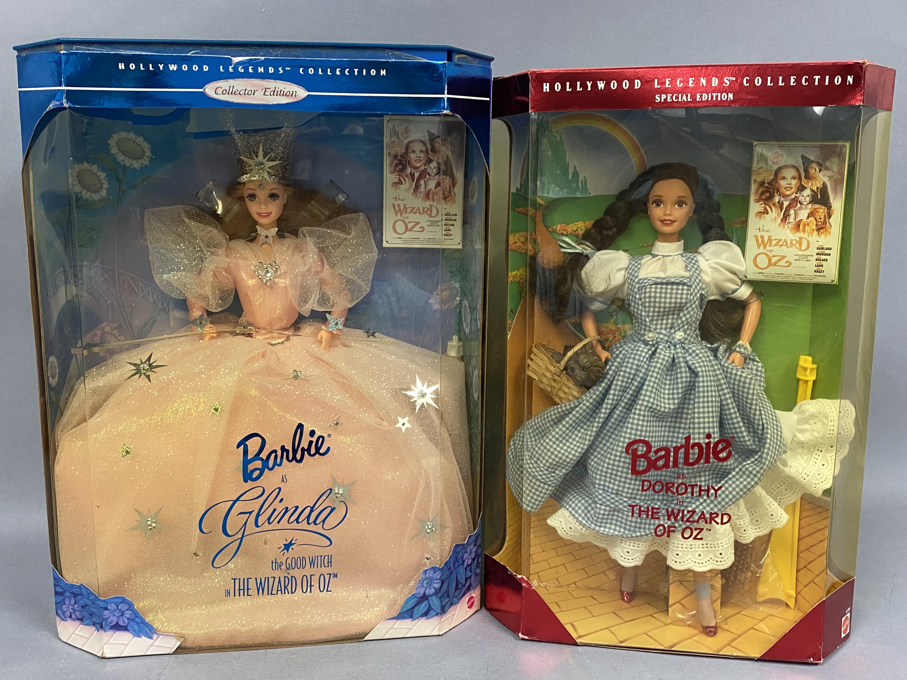 2 Mattel Hollywood Legends Wizard of Oz Barbies
