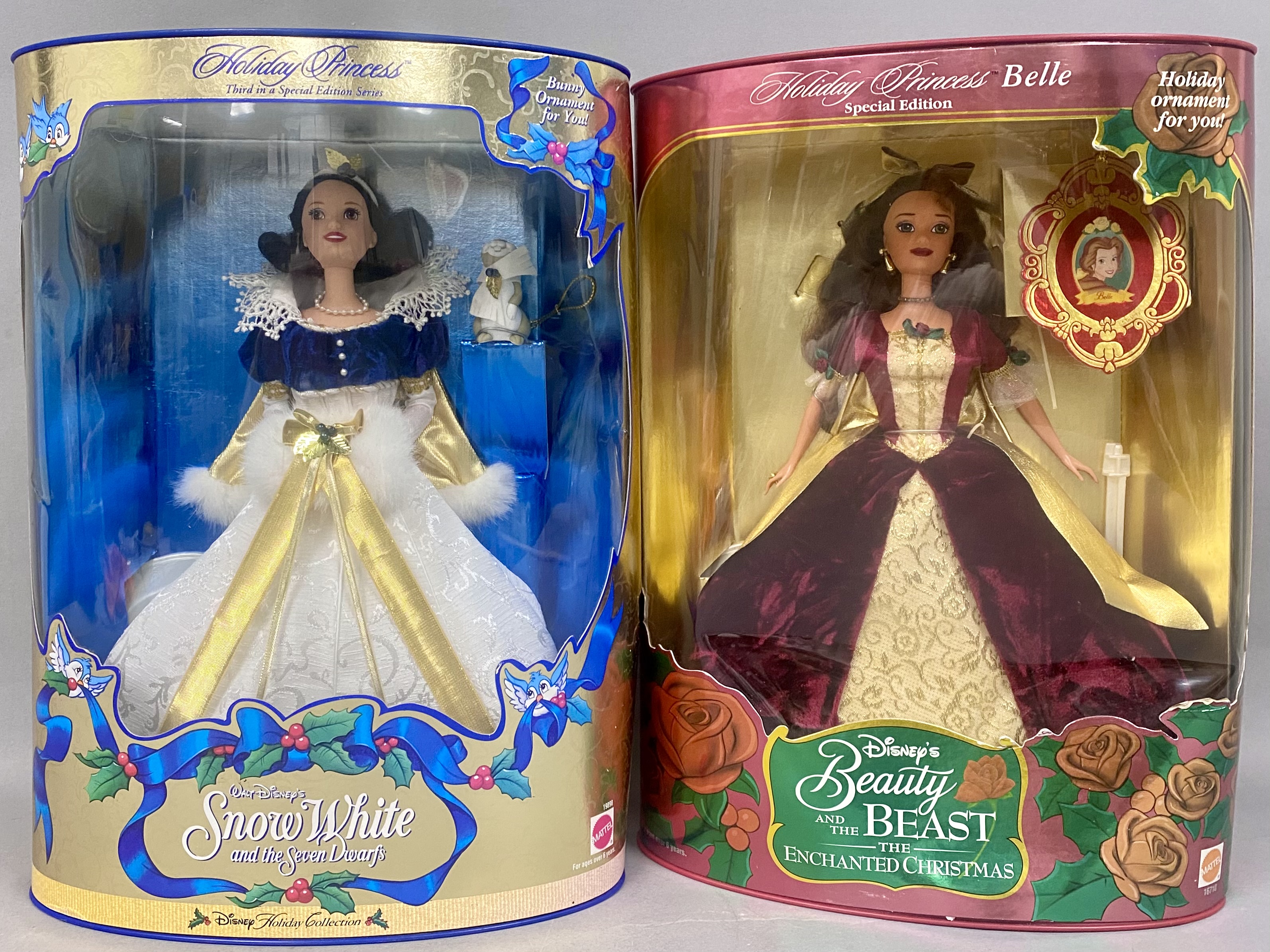 Mattel Disney Holiday Princess Snow White & Belle