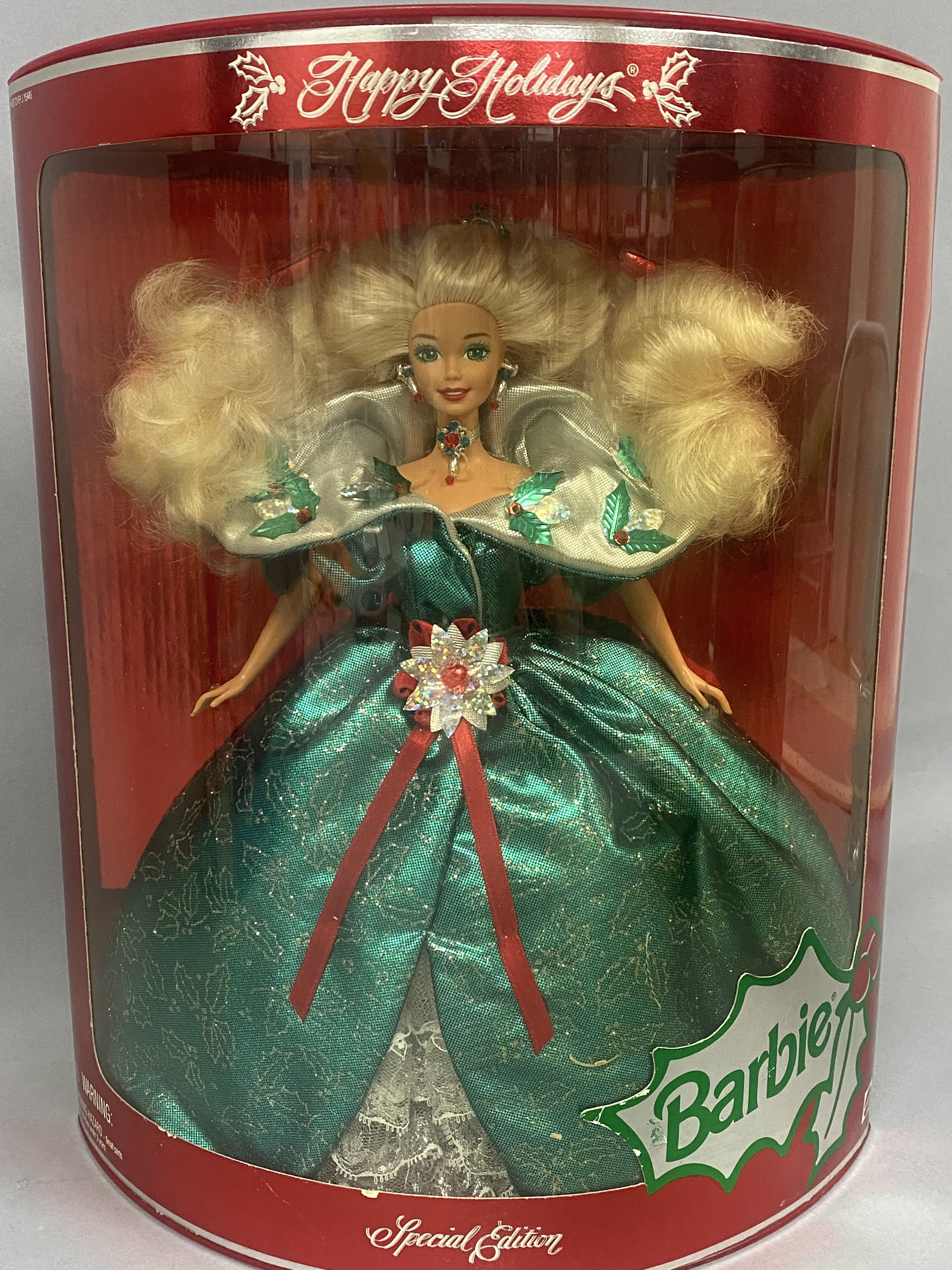 2 Mattel Happy Holidays Special Edition Barbies