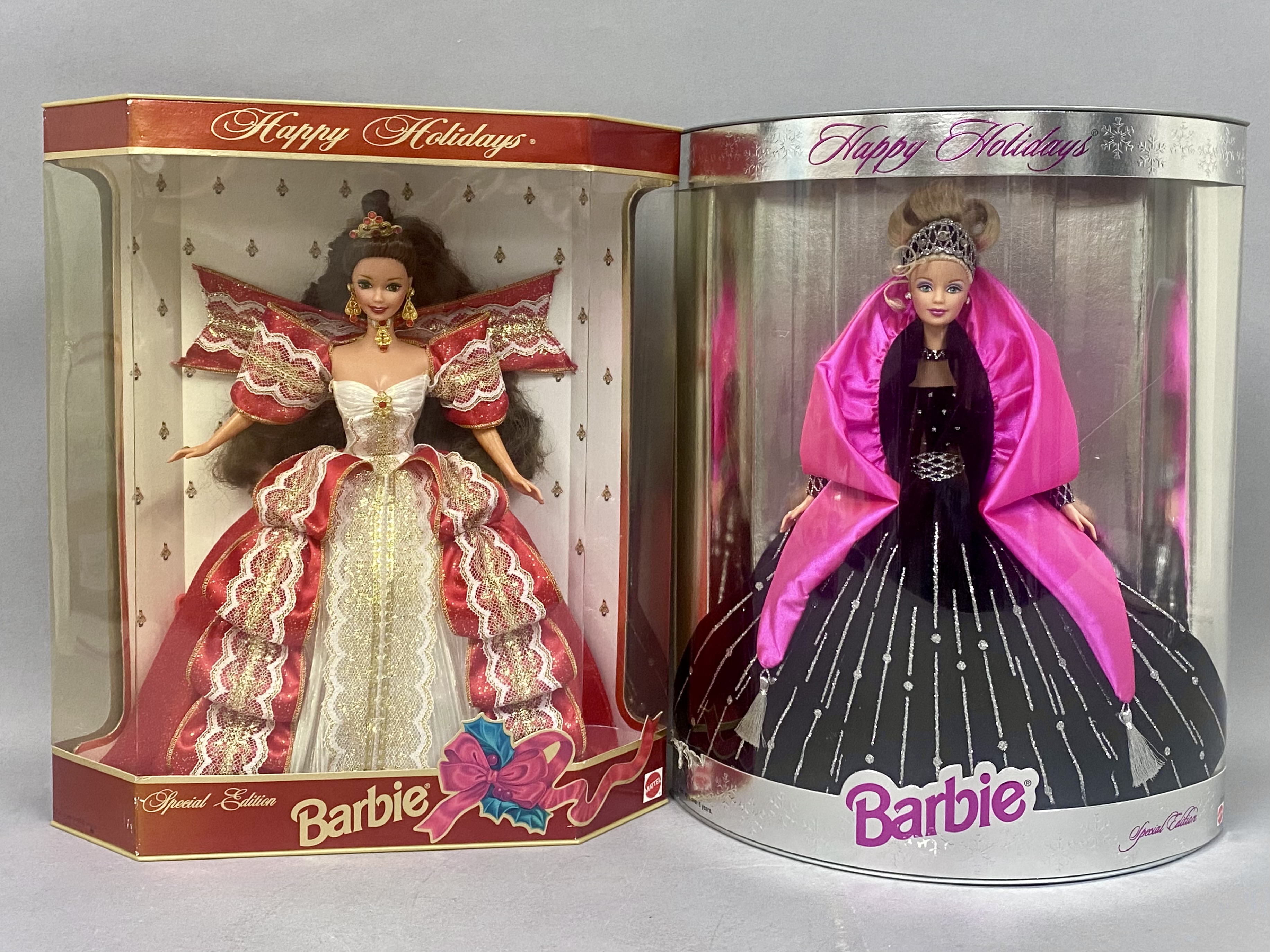 Mattel Happy Holidays Special Edition Barbie Dolls