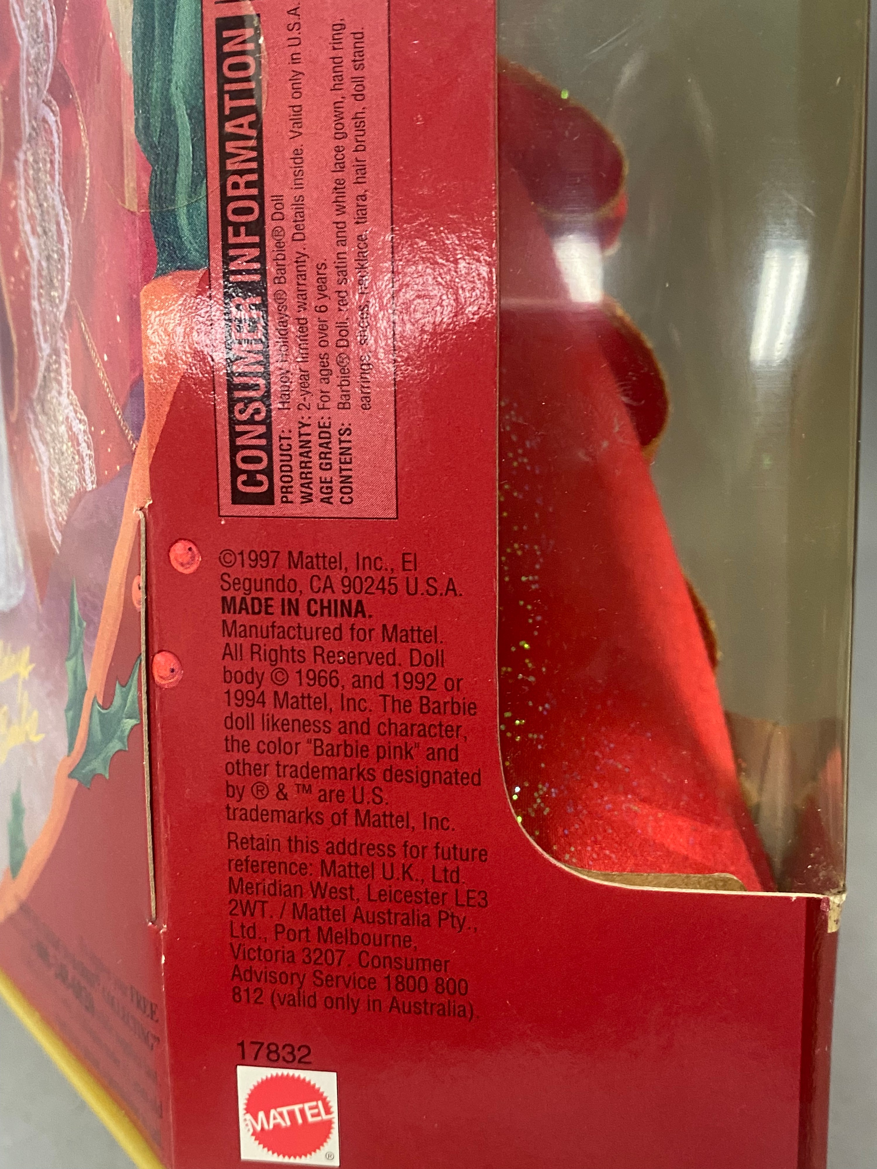 Mattel Happy Holidays Special Edition Barbie Dolls