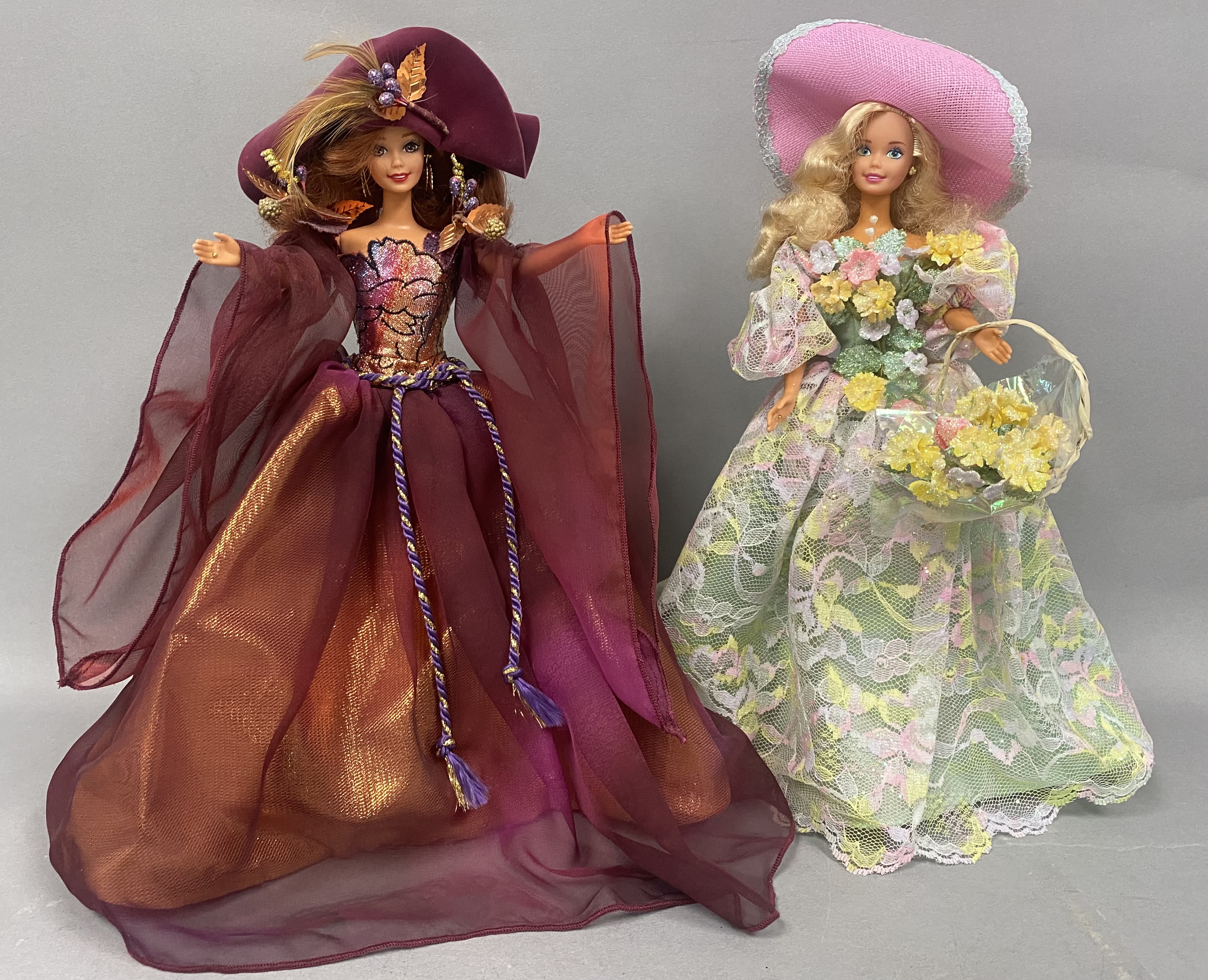 Mattel Autumn Glory & Spring Bouquet Barbie Dolls