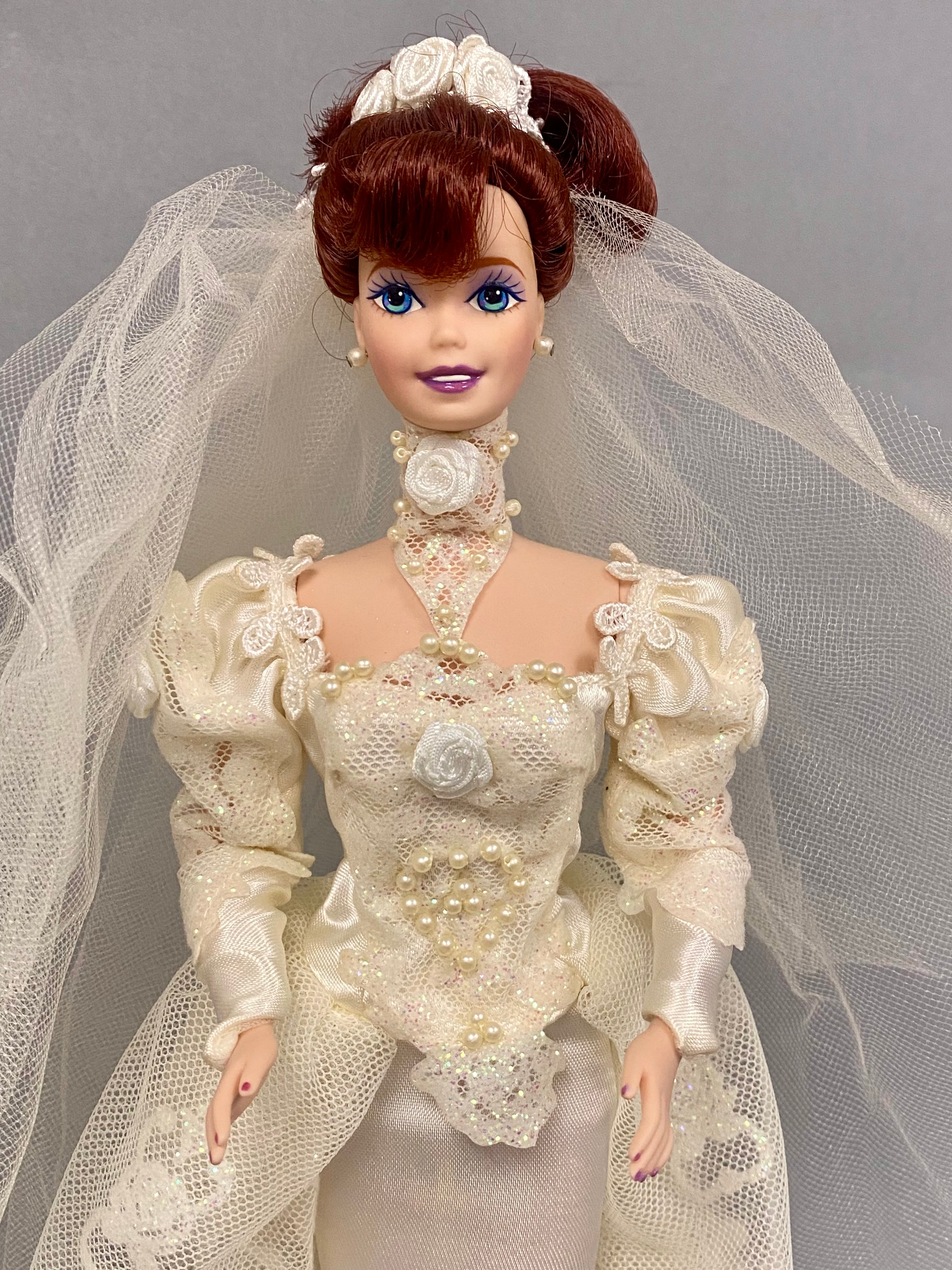 Mattel Romantic Rose Bride Barbie Doll
